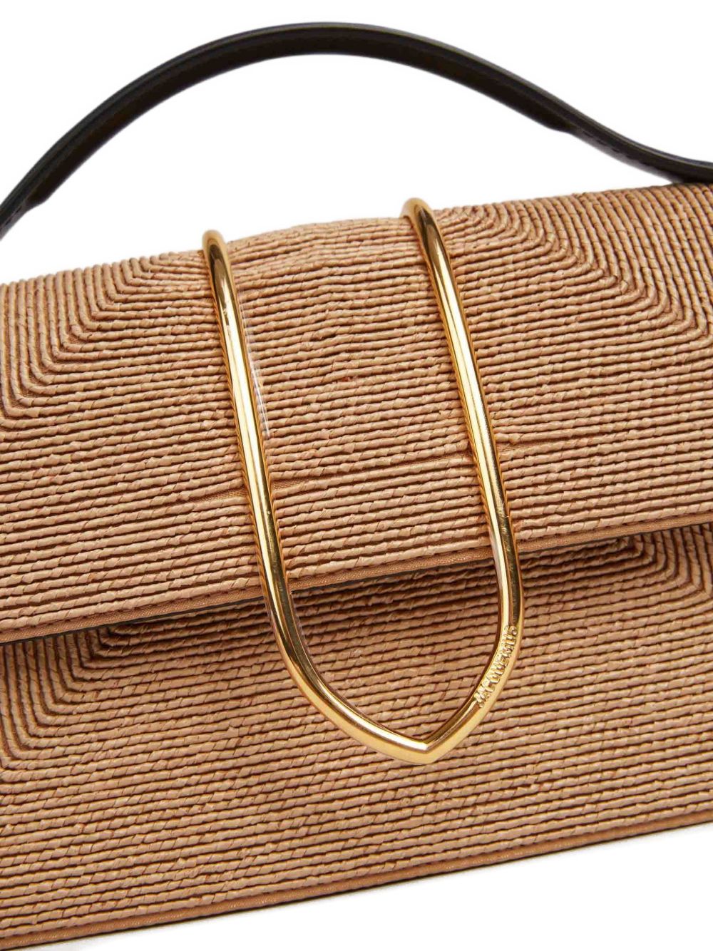 Beige Top Handle Shoulder Strap Bag