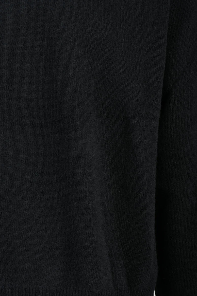 Crewneck Sweater in Wool and Cashmere Blend