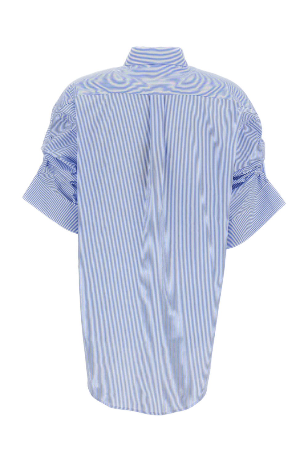 Structured White Shirt with Classic Collar Design