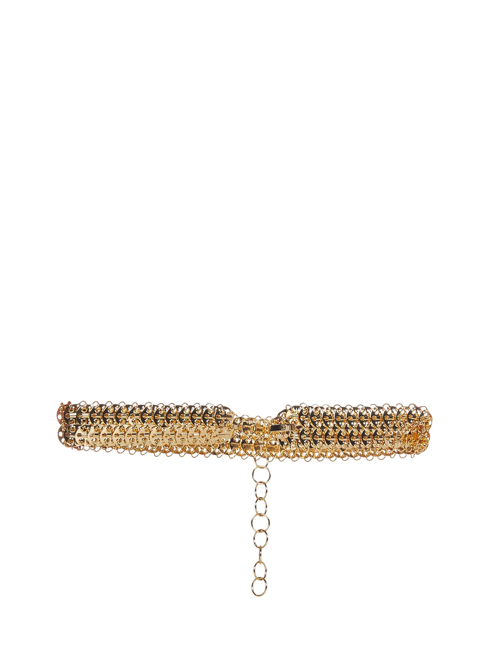 Interlinked Brass Chain Belt