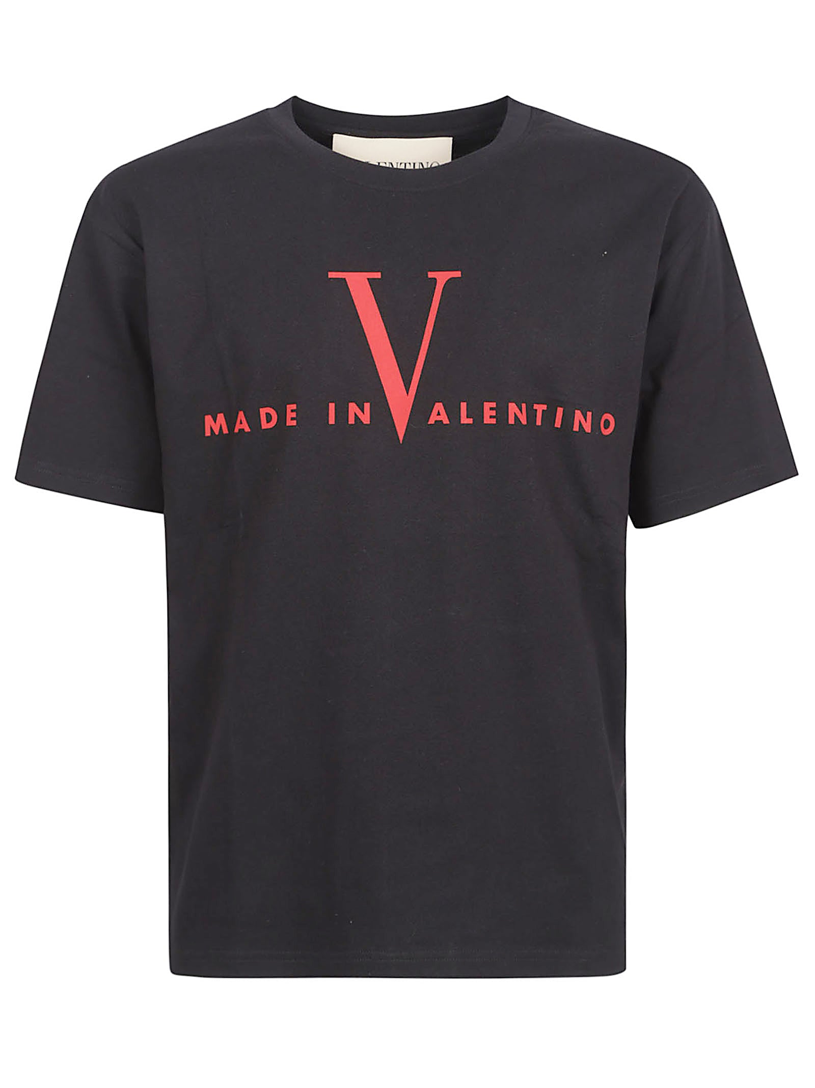 Pure Cotton T-Shirt with Contrasting Logo Print