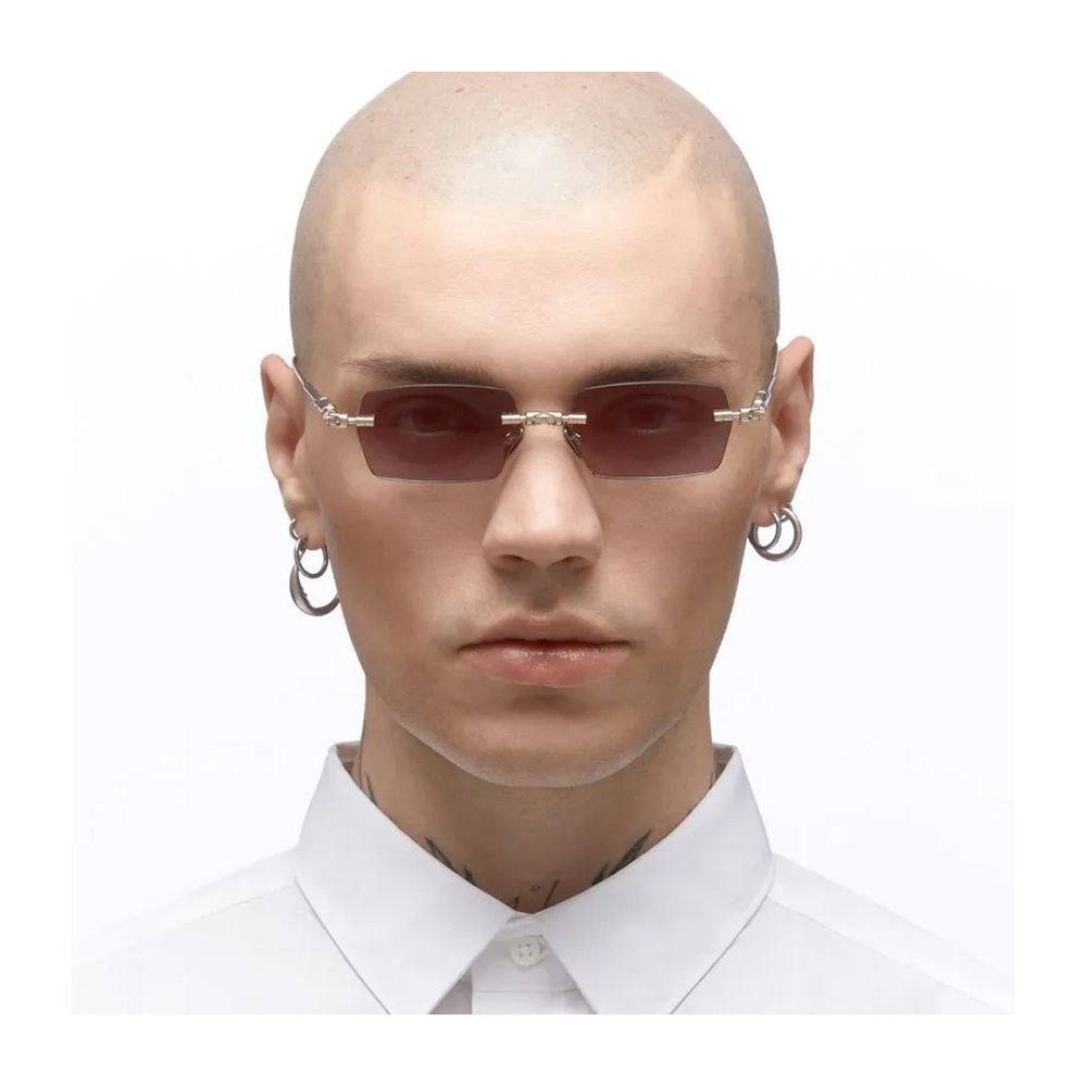 Mask H61 Rimless Rectangular Sunglasses