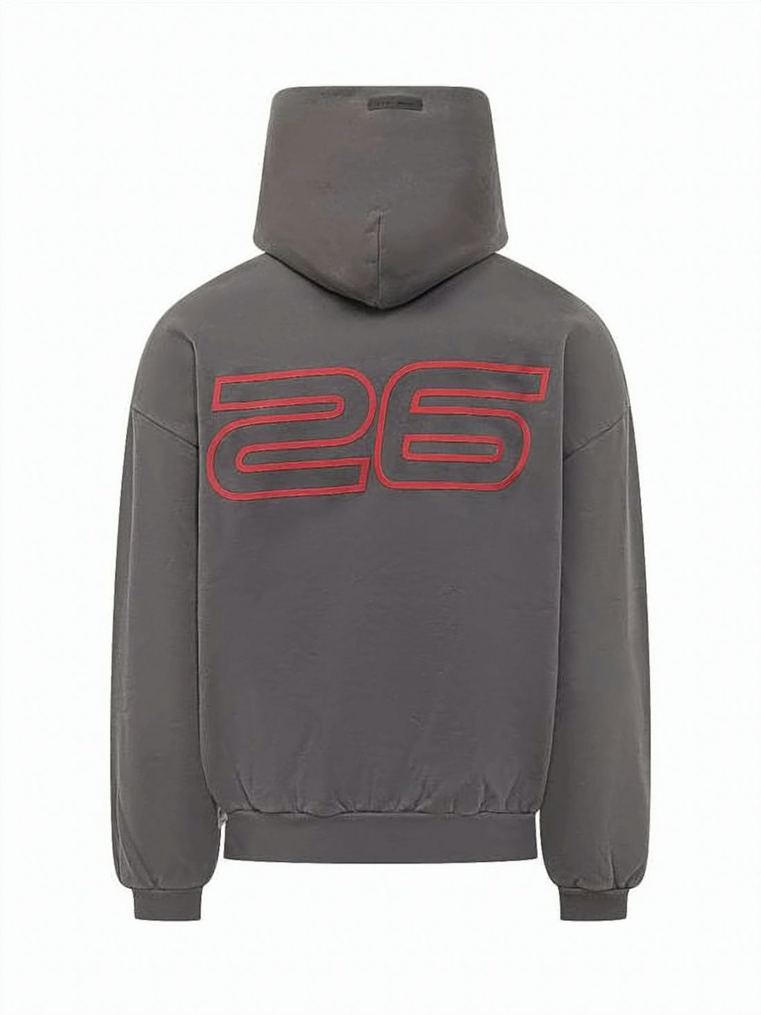 Fear Of God Relaxed Fit Hoodie with Contrasting Graphics
