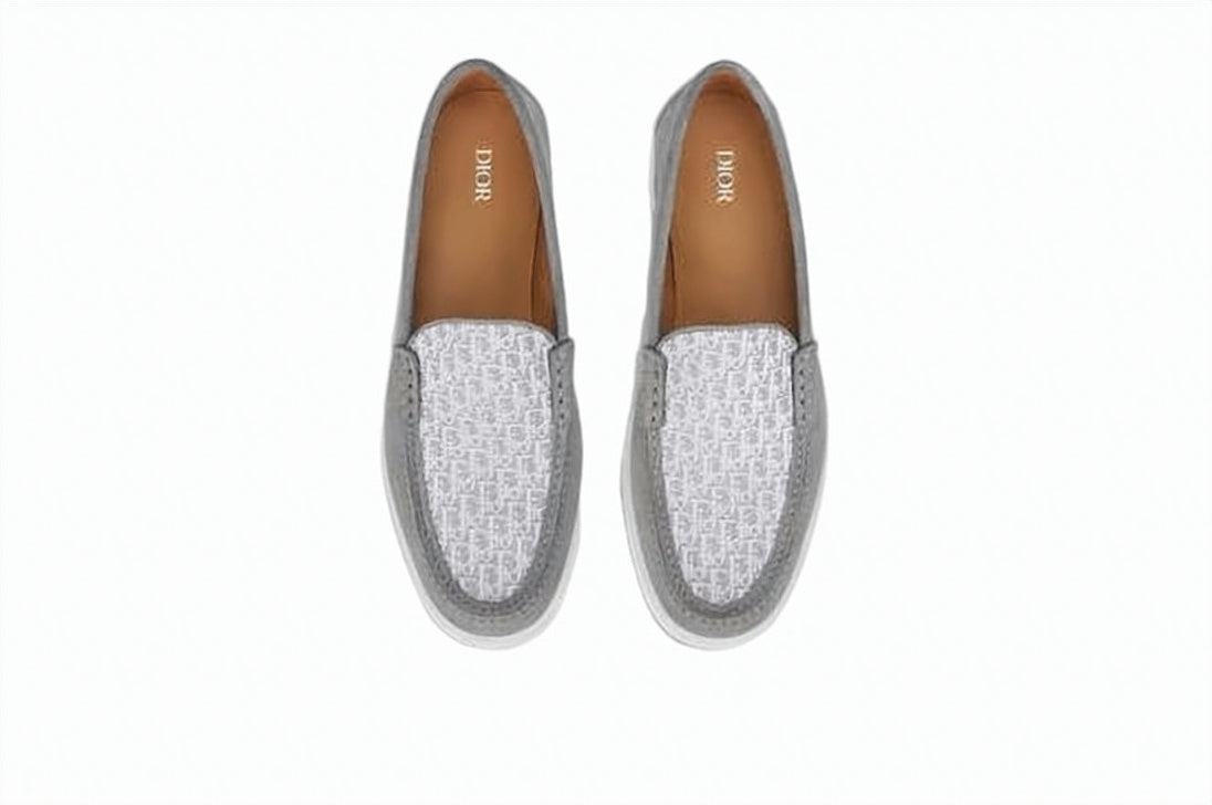 Slip-On Grey Loafers