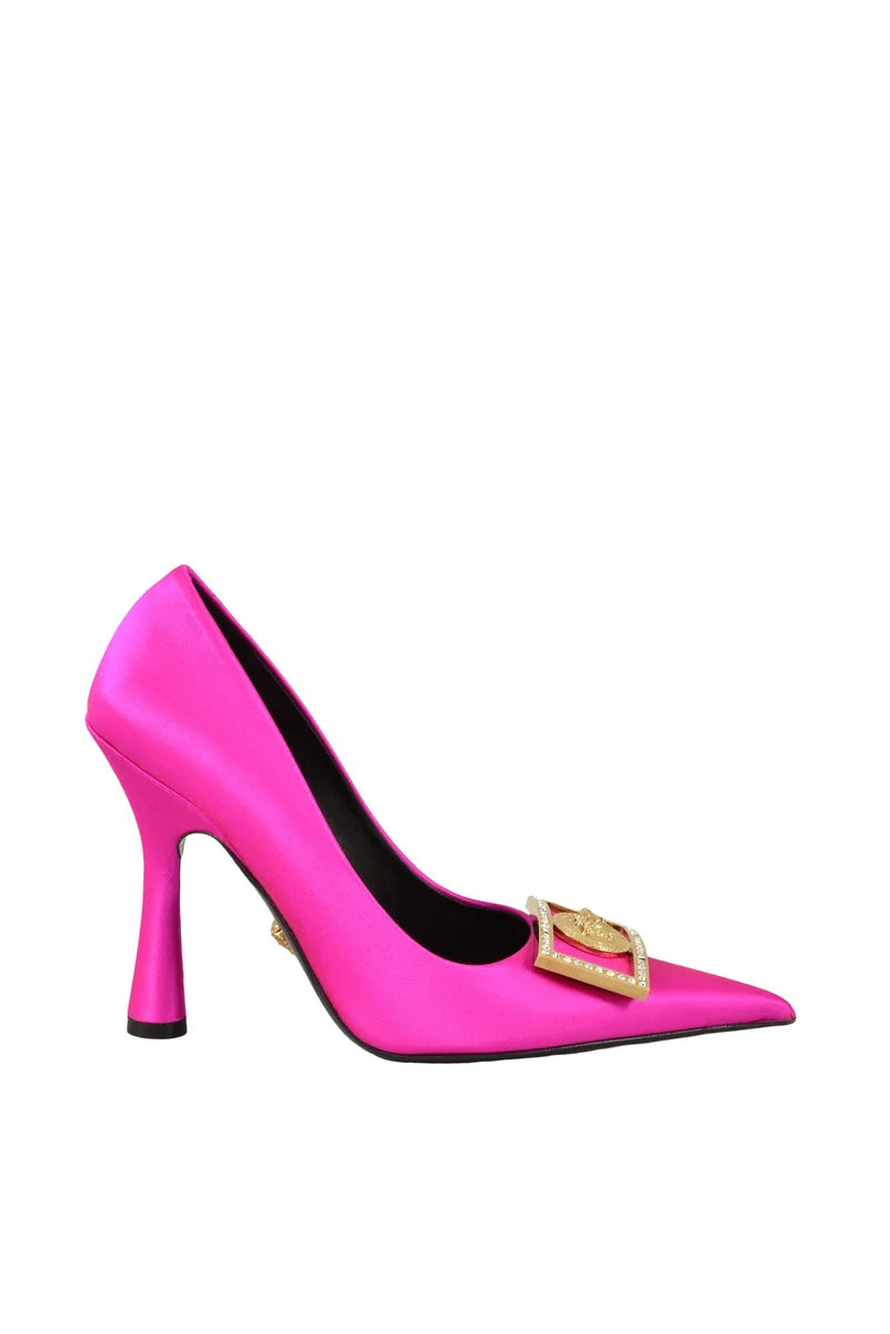 Satin Pumps - Fuchsia