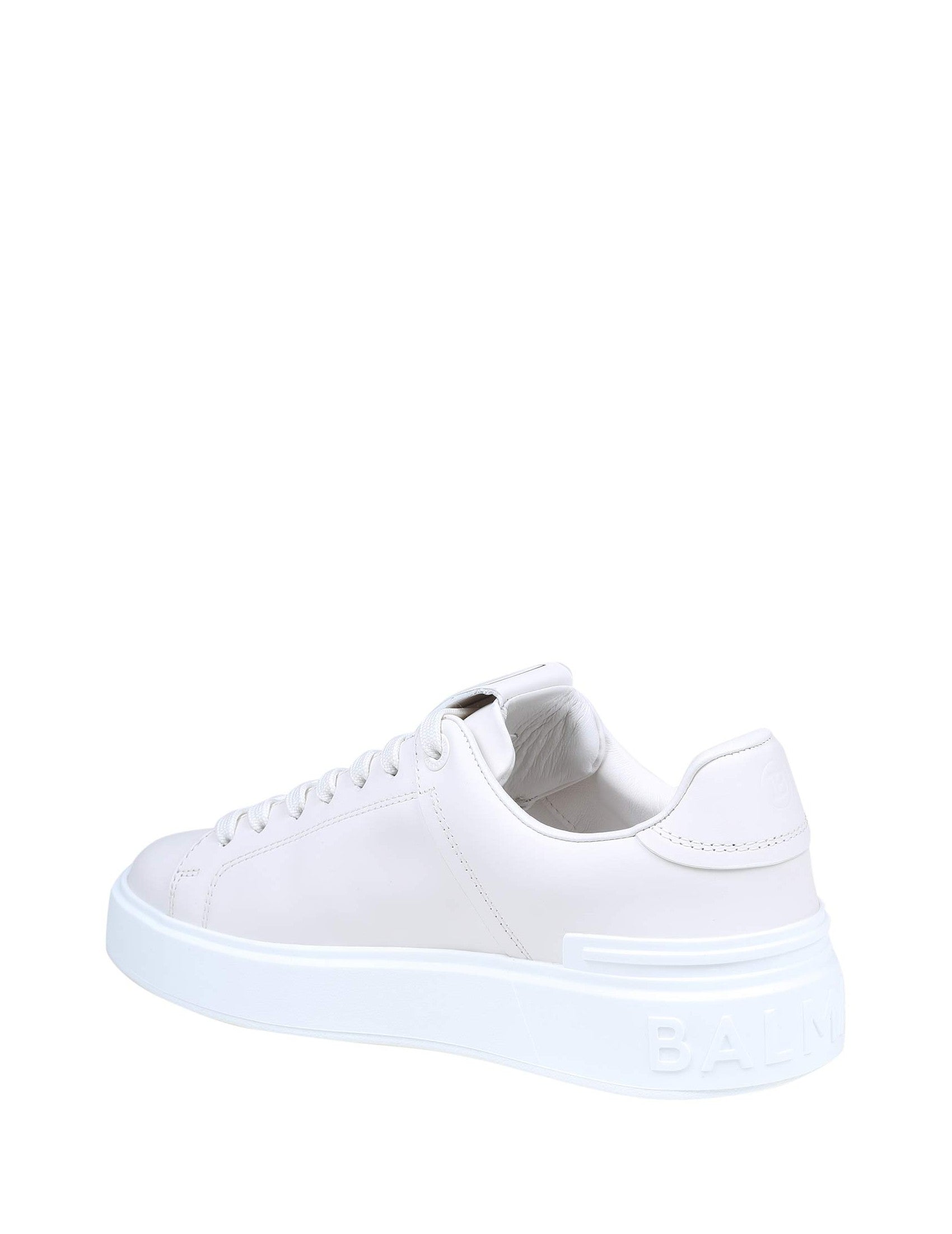 B Court White Leather Sneakers