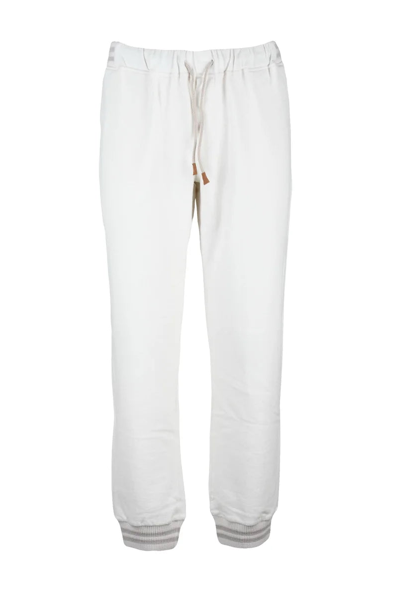 Velvet Tracksuit - White