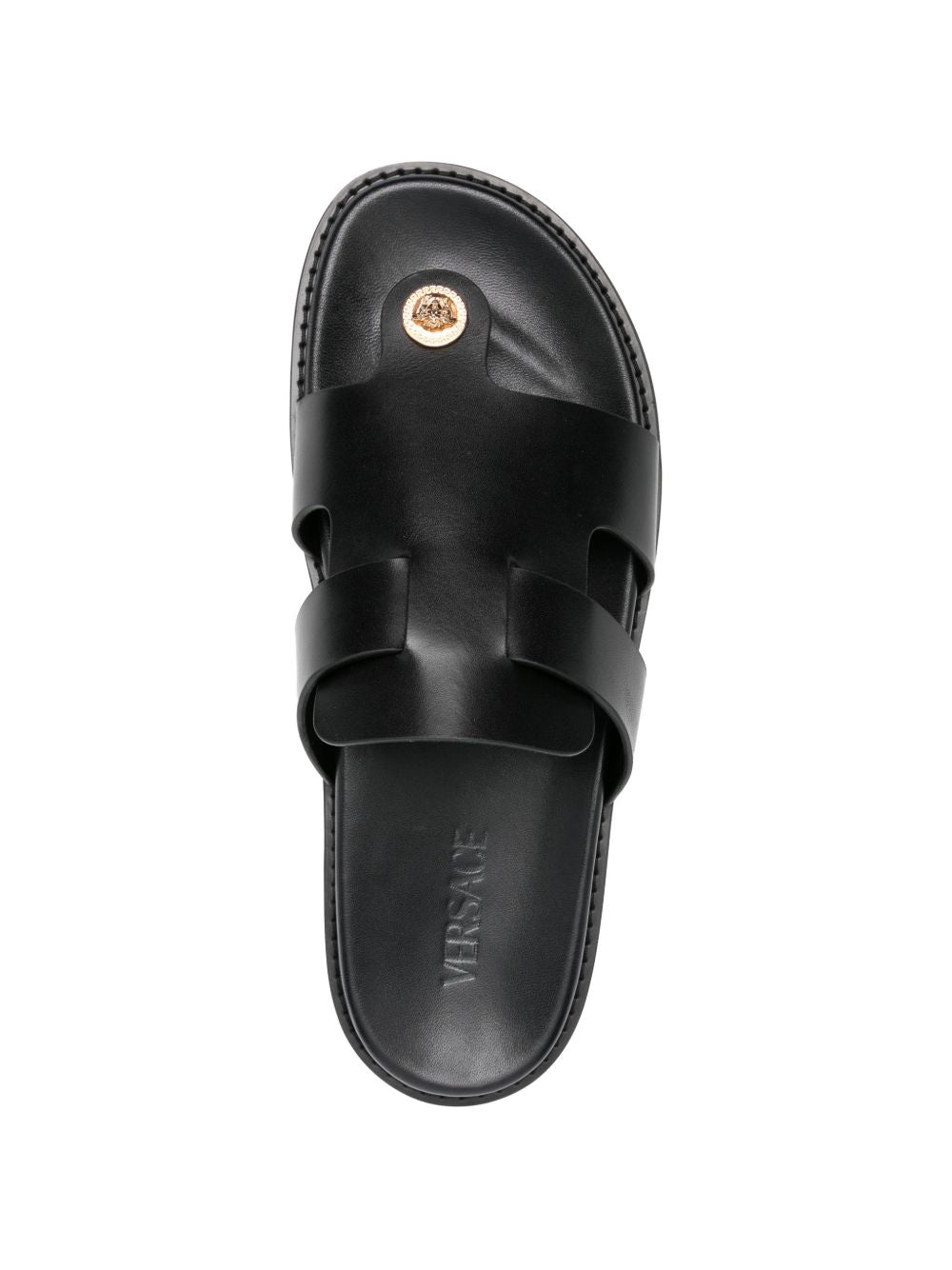 Black Silk and Nylon Sandals