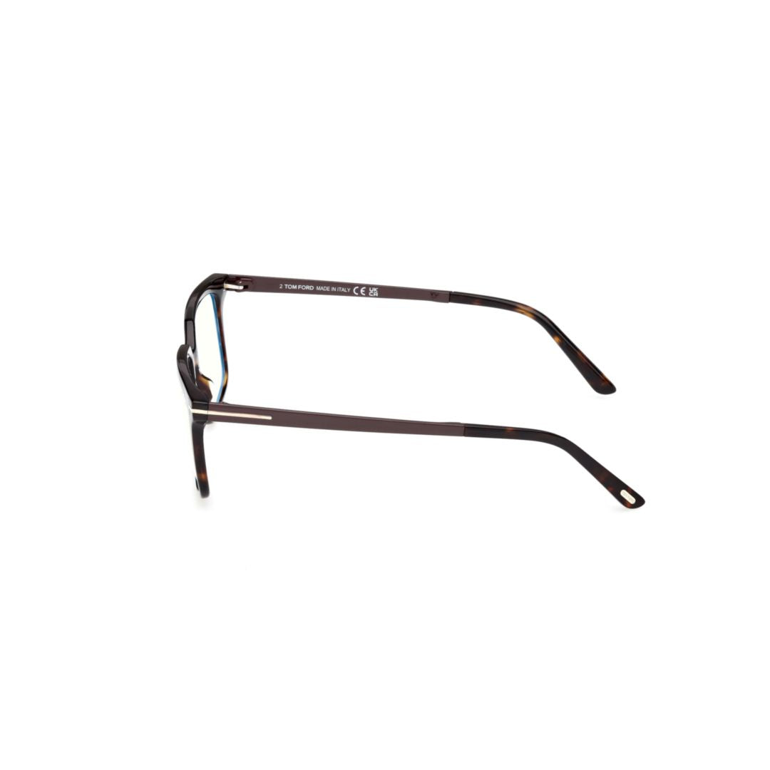 Ft6039-B Rectangular Tortoiseshell Acetate Sunglasses