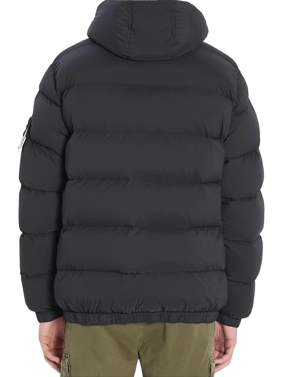 Quilted Down Jacket with Hood