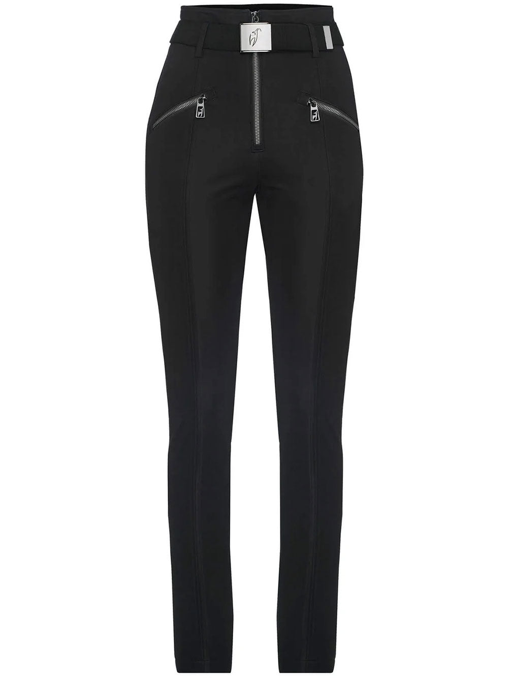 Bonni High-Waisted Slim-Fit Polyester Pants