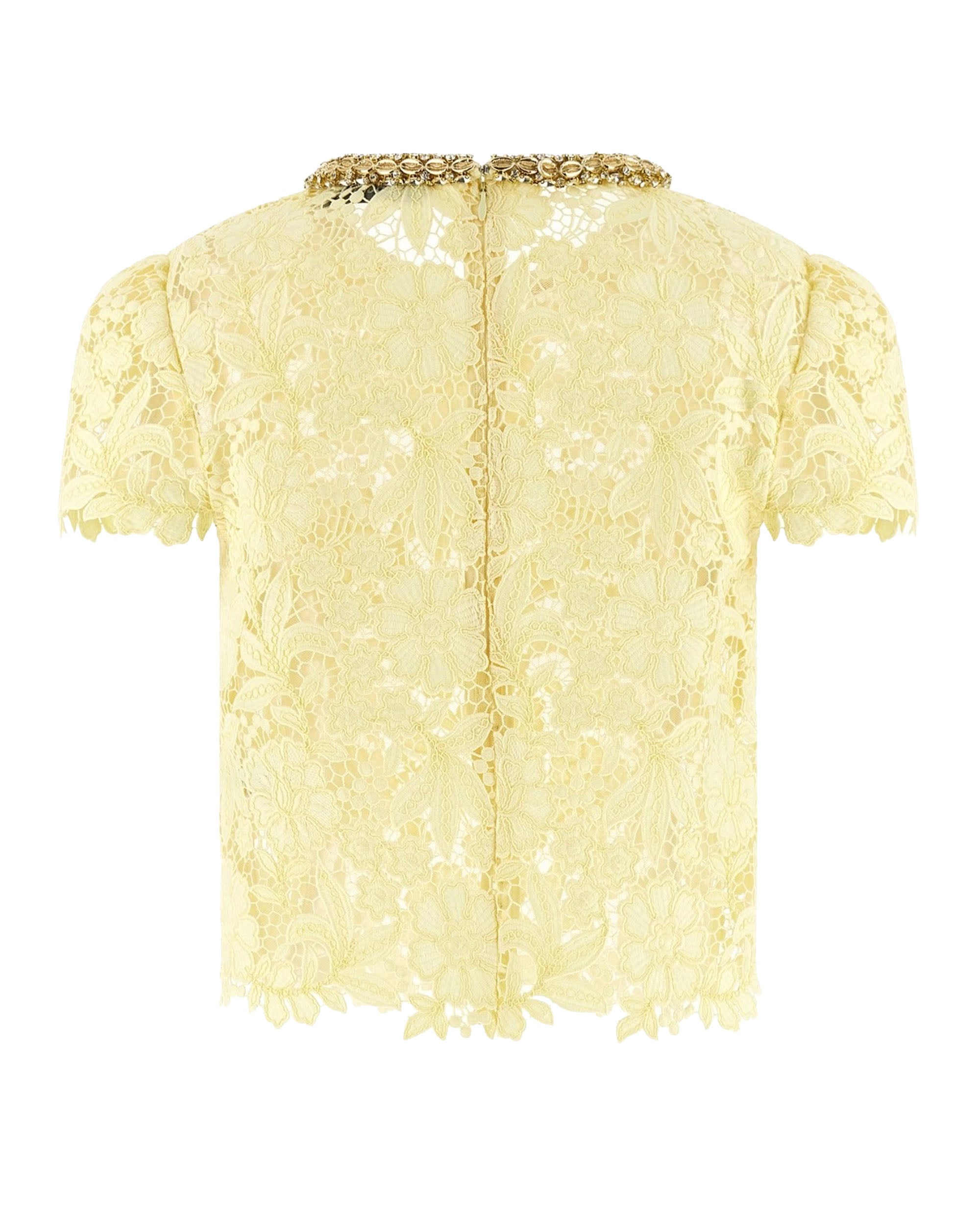 Yellow Lace Top