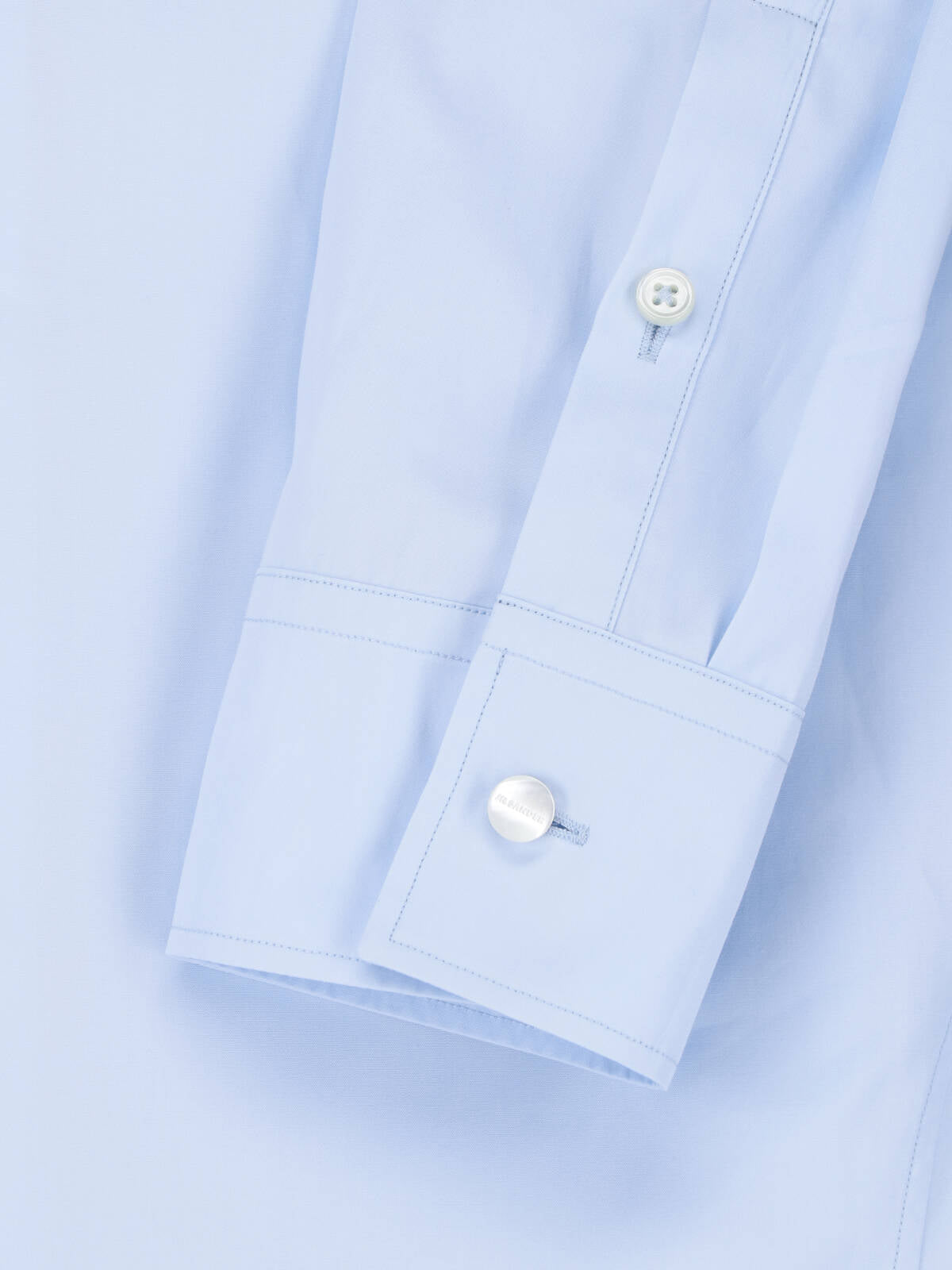Light Blue Cotton Poplin Pointed Shirt