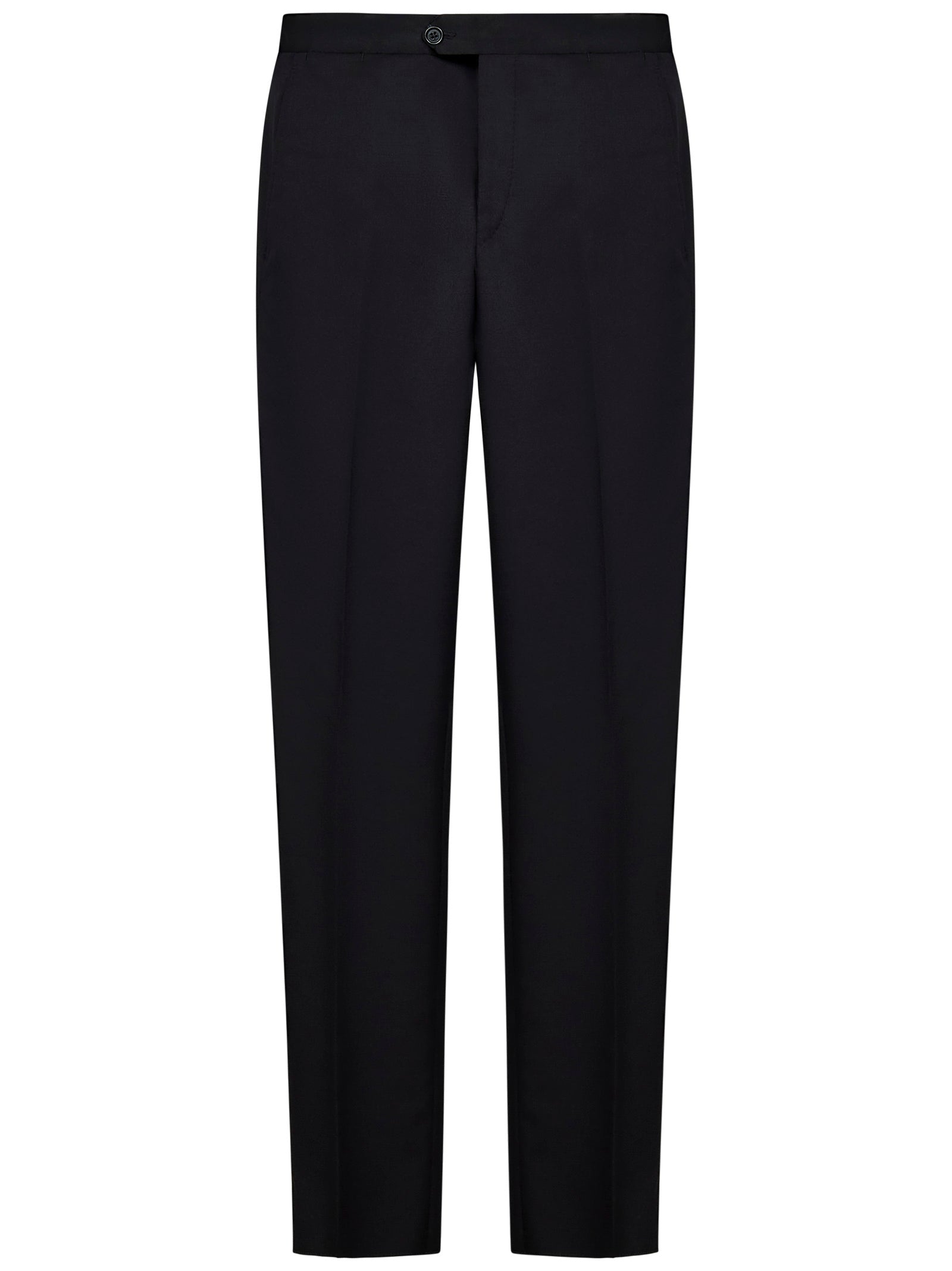 Tailored Trousers In Black Virgin Wool