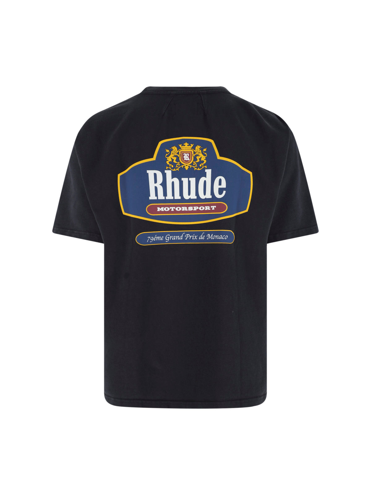Black Graphic Print Cotton T-Shirt