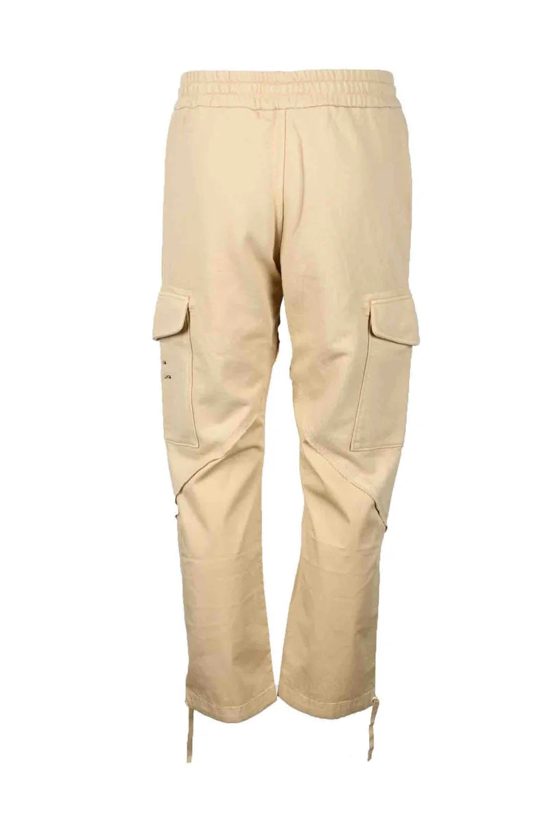 Cotton Stretch Tracksuit - Beige