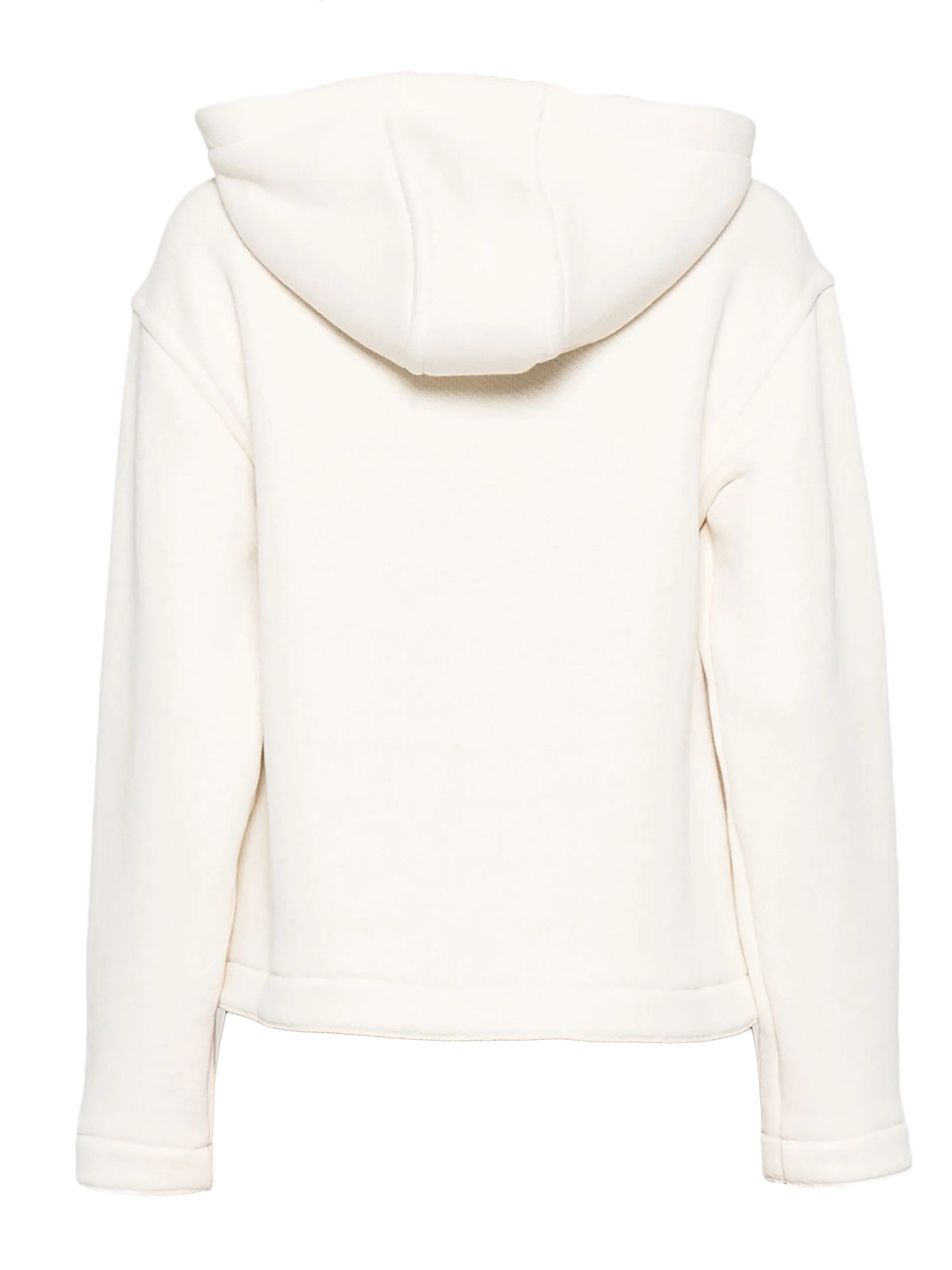 Cropped Hoodie with Integrated Hood