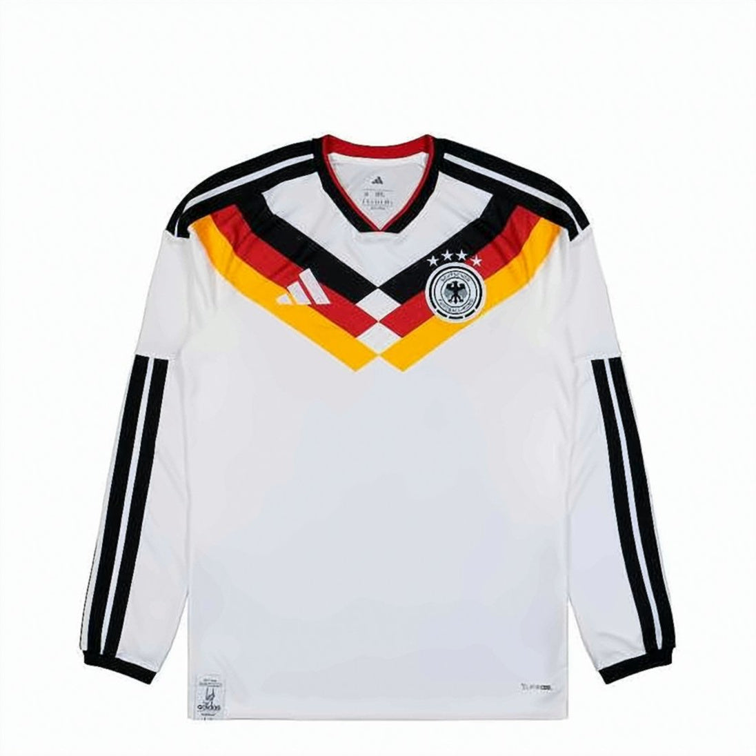Long-Sleeve Training Shirt with Bold Stripes