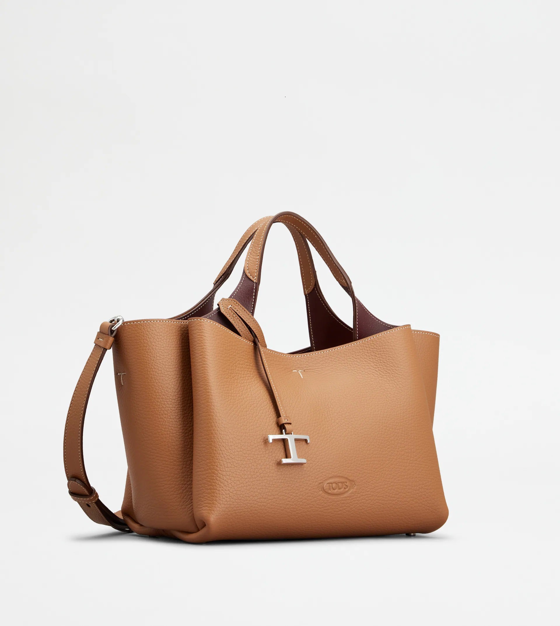 Apa 2 Handles Mini Tote Leather Bag