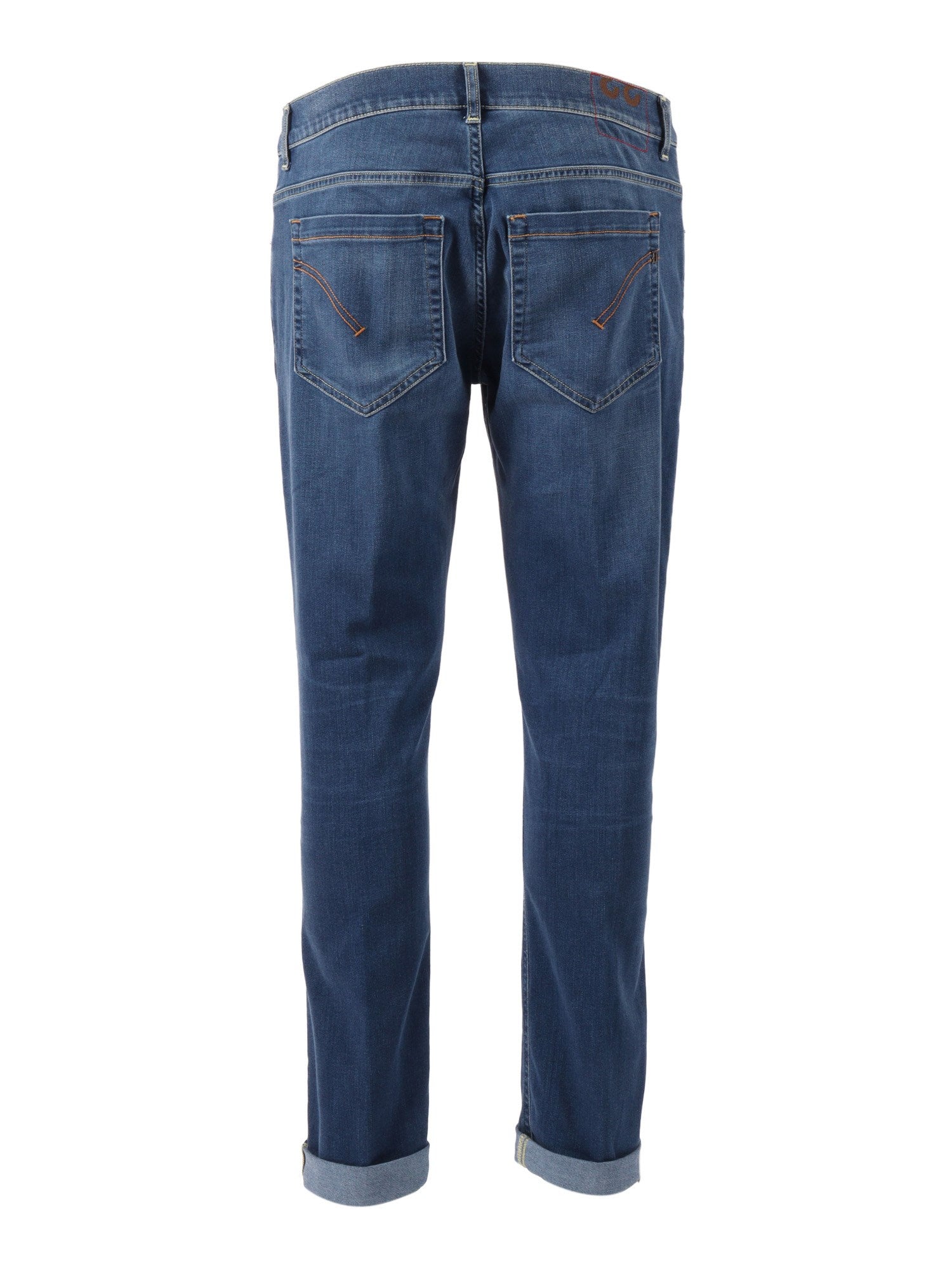 Blue George Cotton Casual Trousers