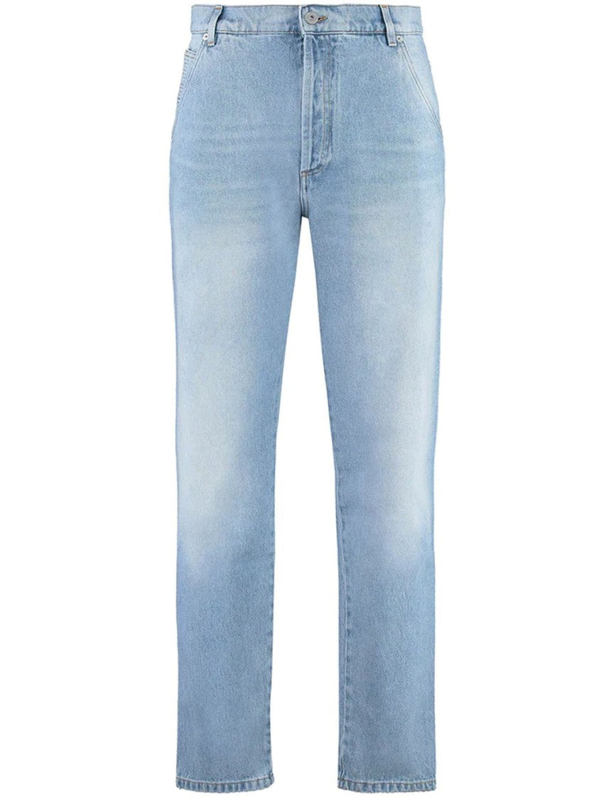 Cropped Straight Jeans