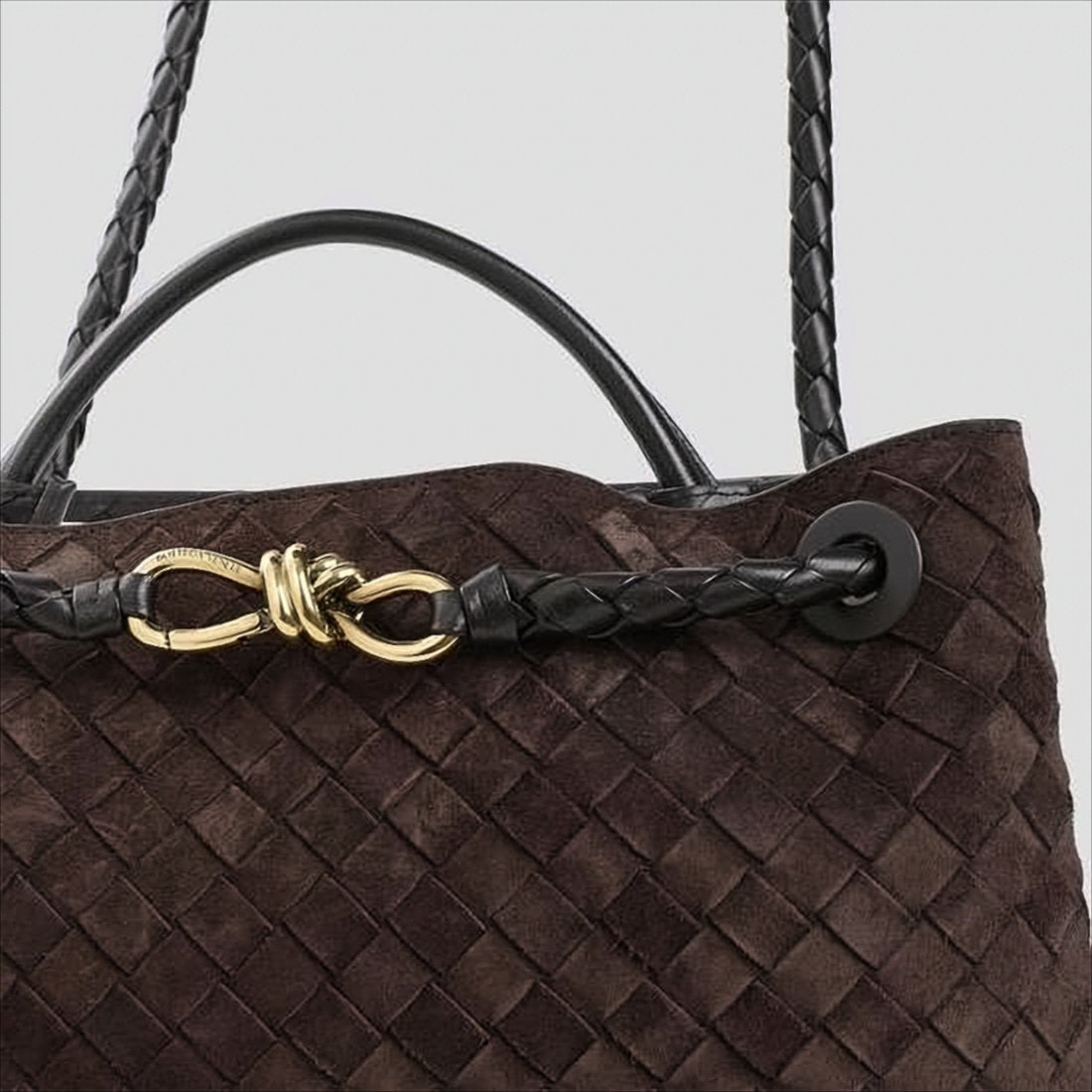 Woven Leather Shoulder Bag