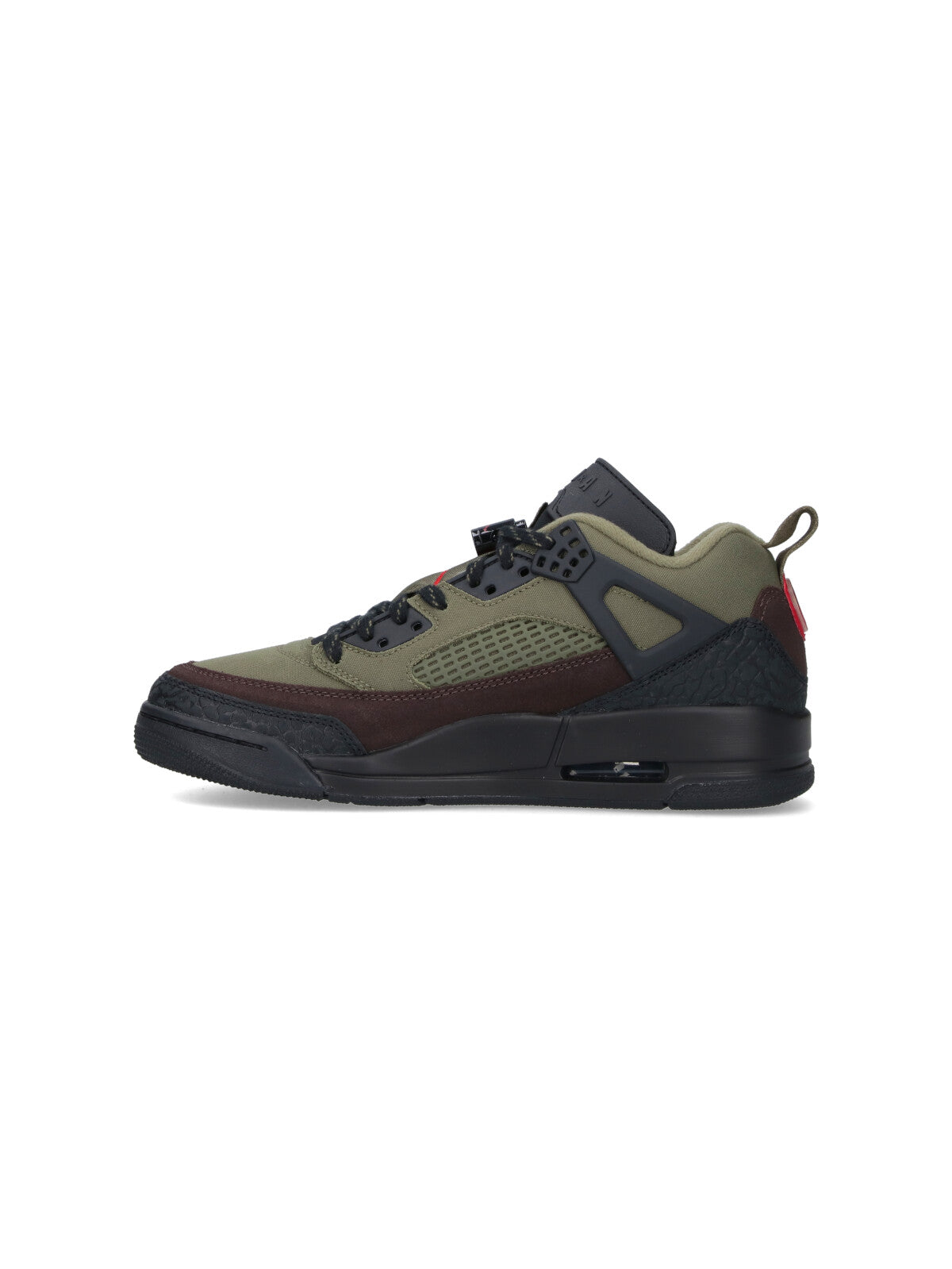"Jordan Spizike Low" Sneakers, In Green Fabric