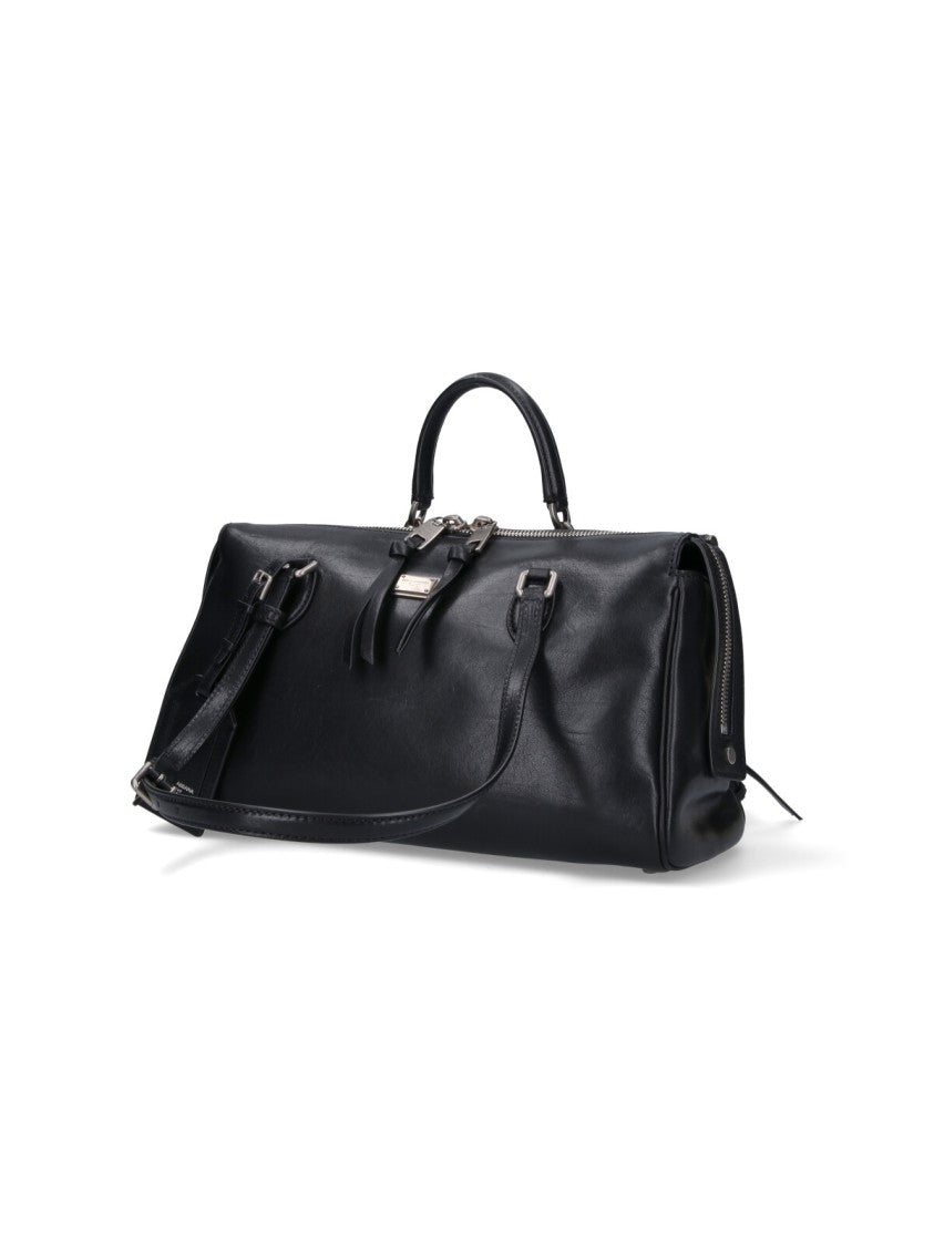 Structured Black Bag With Minimalistic Design