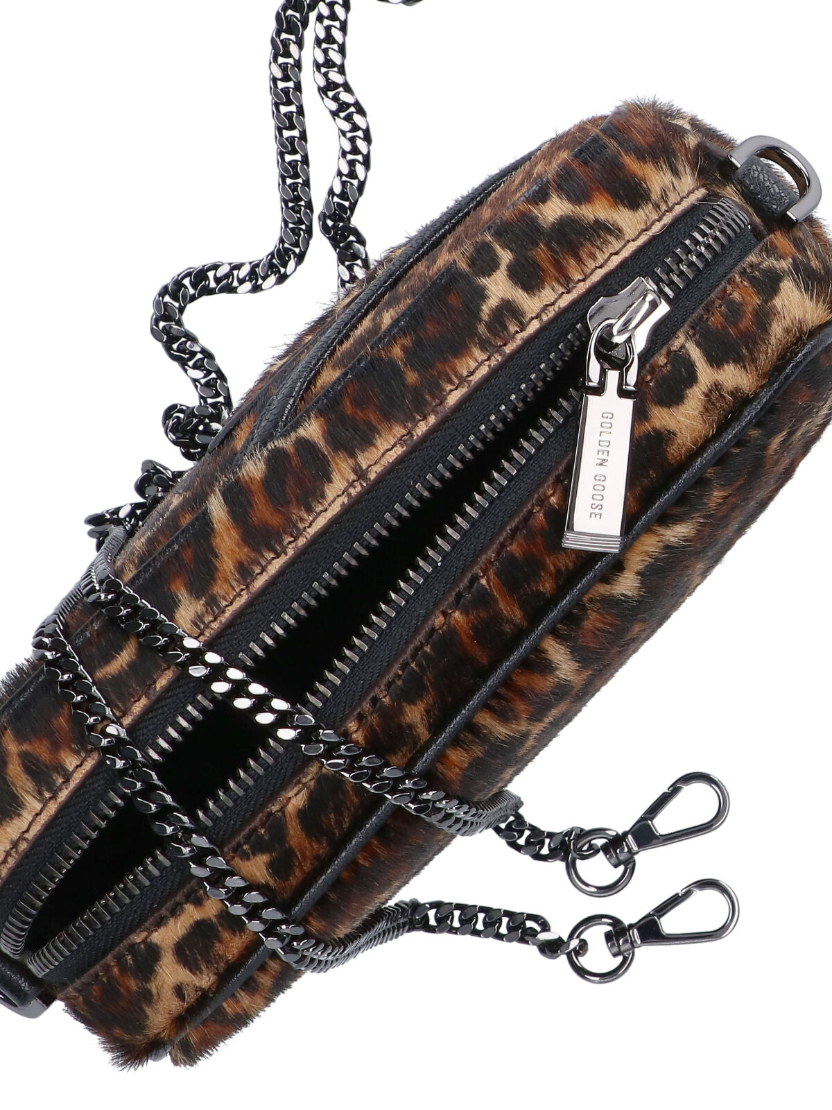Medium Brown Leather Bag With Structured Silhouette