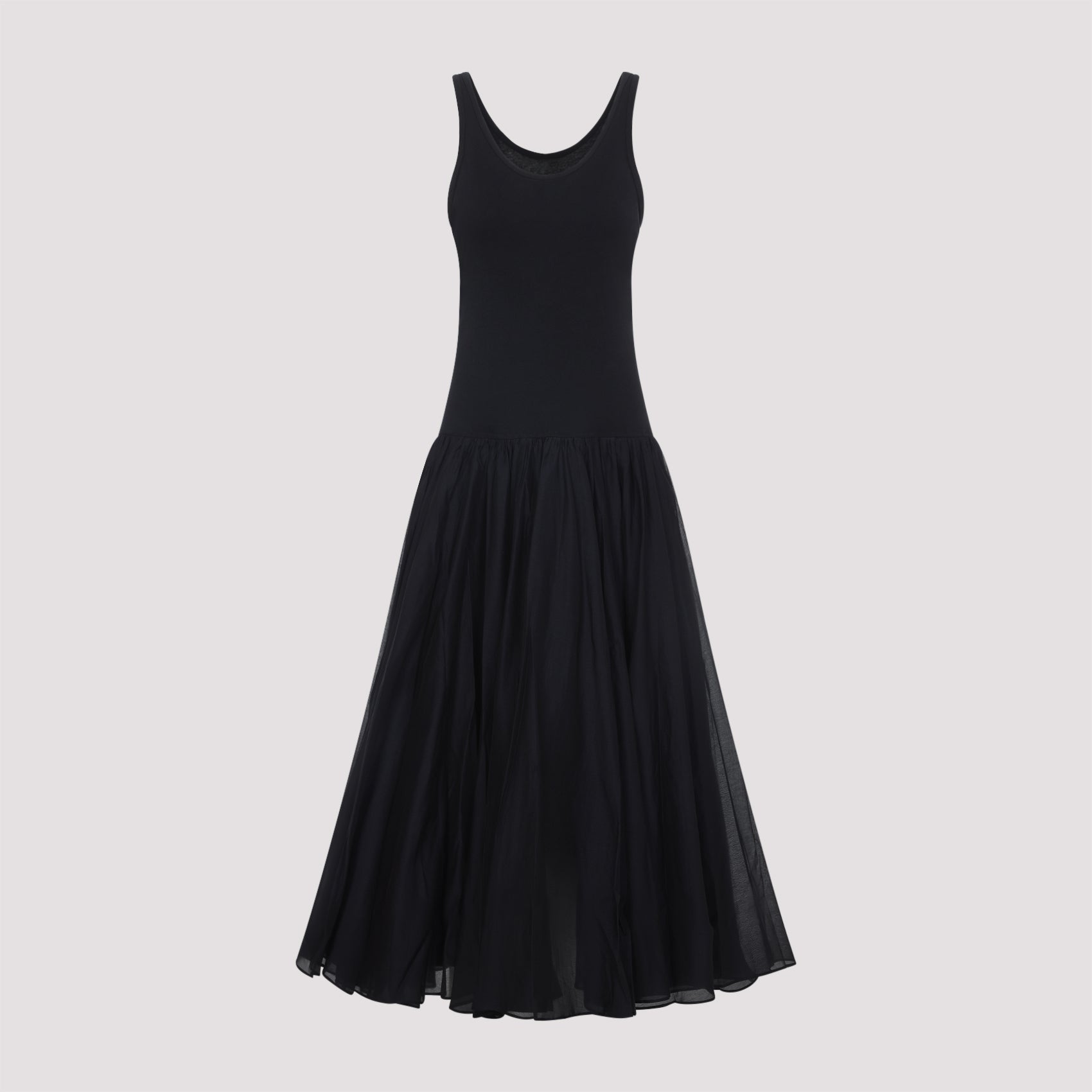 Maxi Dress with Fitted Bodice