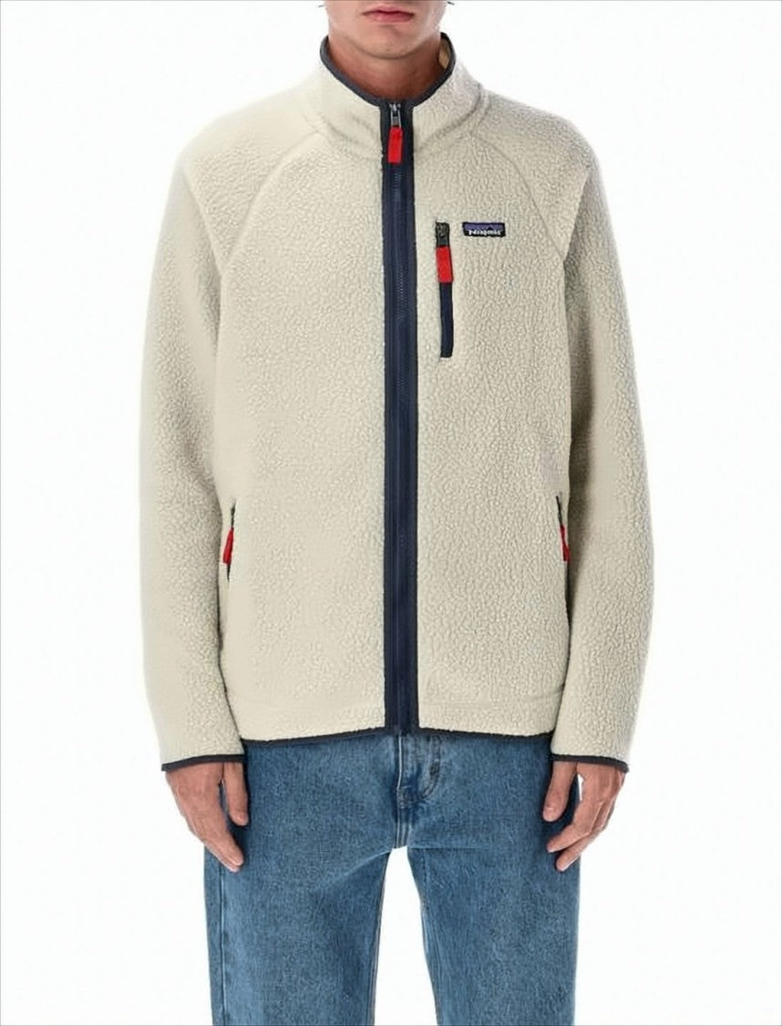 Soft Fleece Jacket with Contrasting Trim