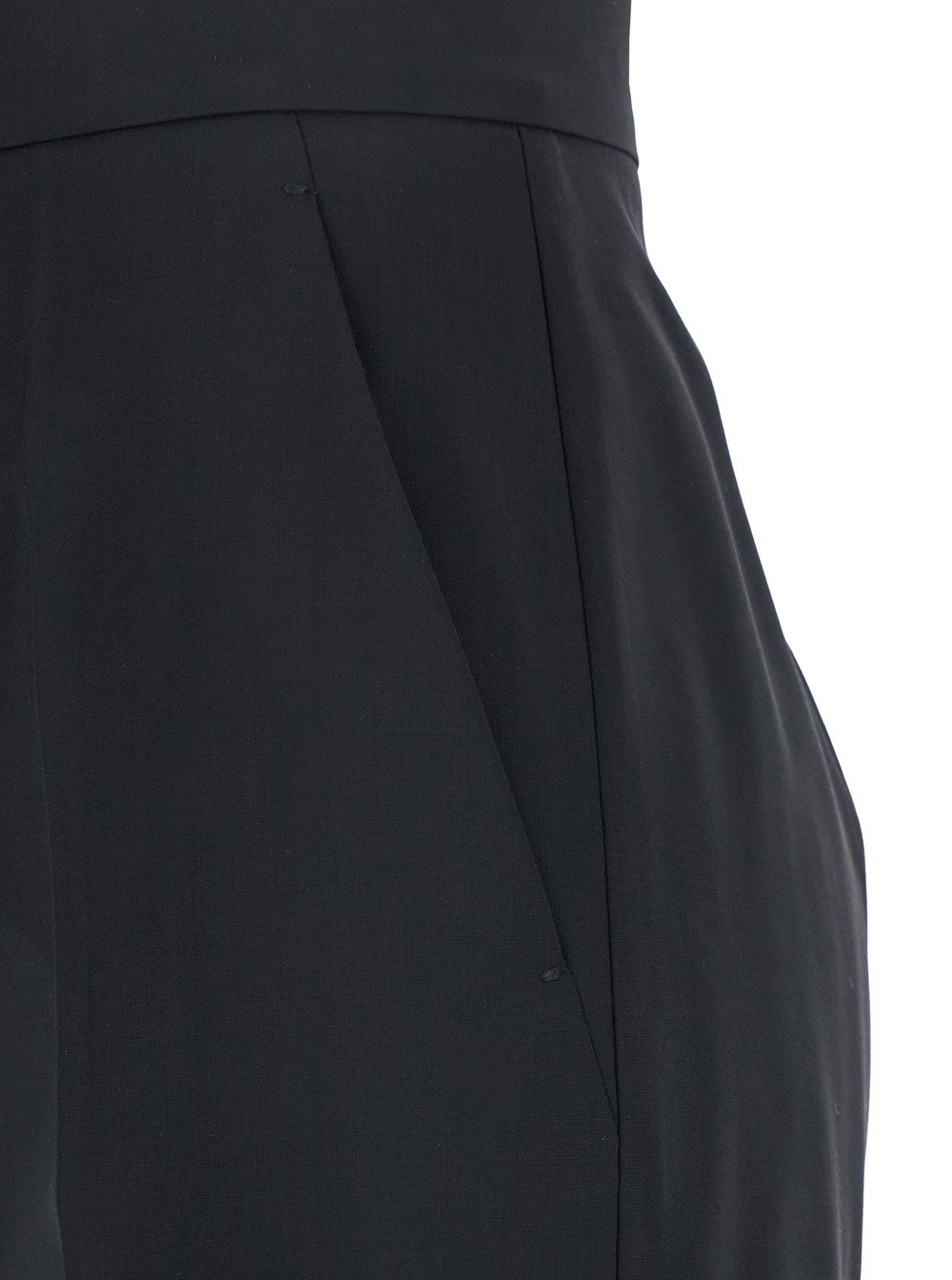 Wide-Leg Tailored Suit Pants
