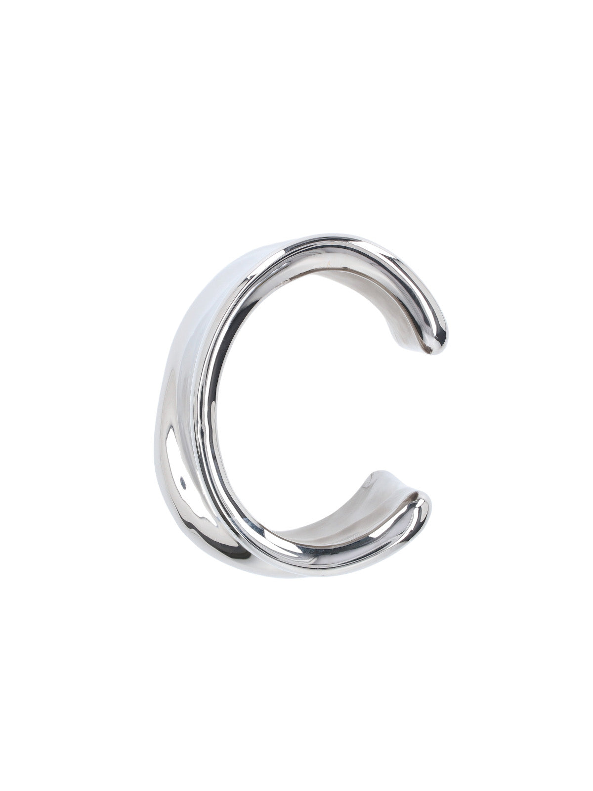 Silver Melting 32 Degrees Sculptural Bracelet