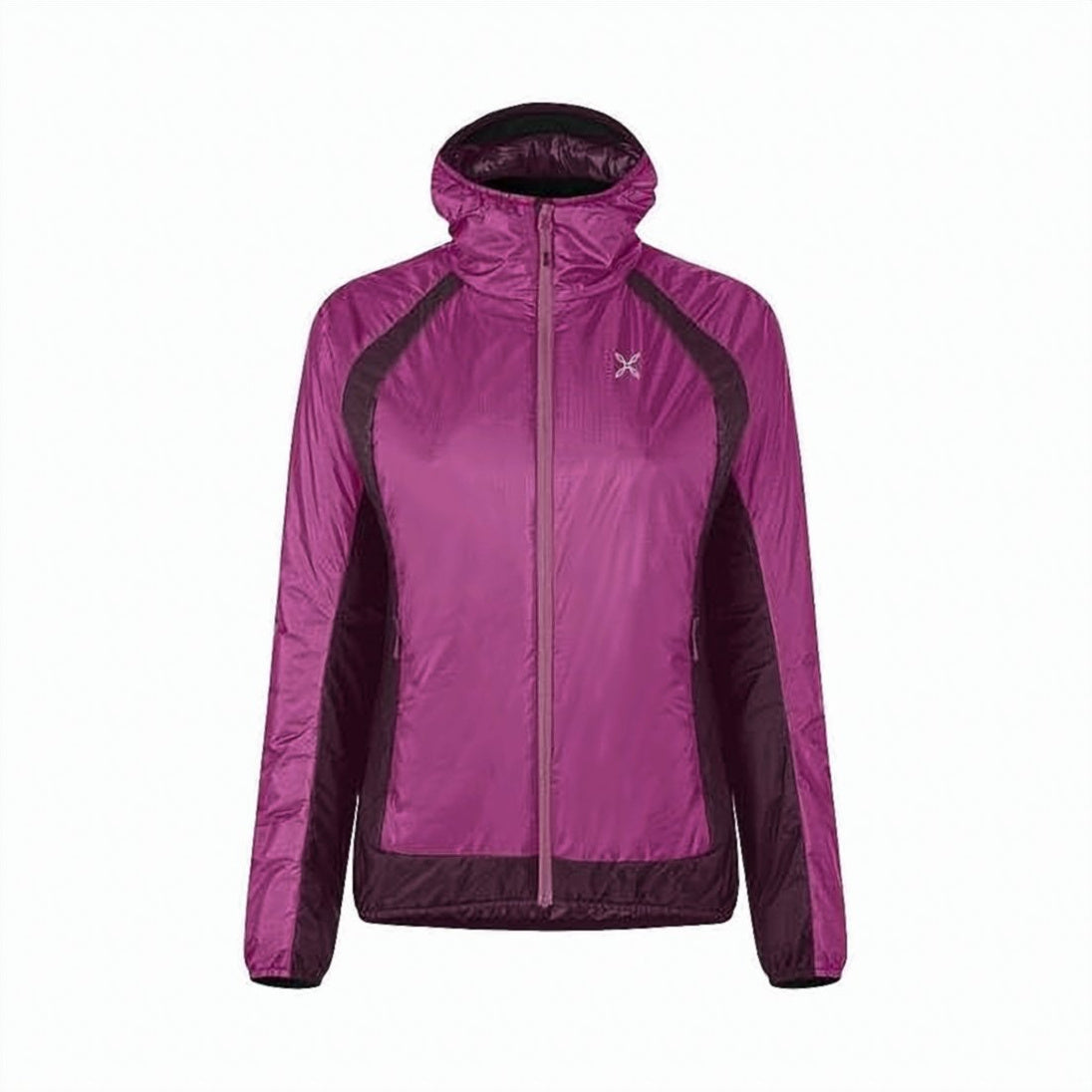 Two-Tone Hooded Short Padded Jacket