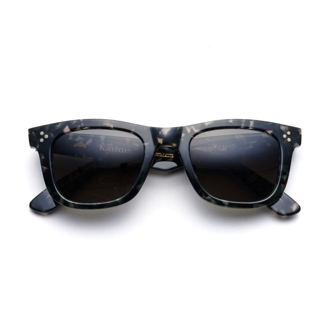 Solemio Bold Tortoiseshell Square Frame Sunglasses