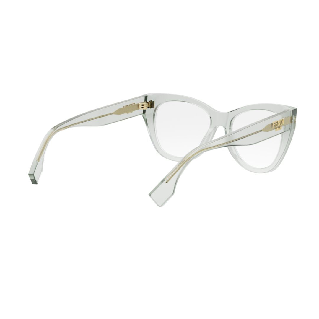 Fe50086i Translucent Acetate Cat-Eye Eyeglasses