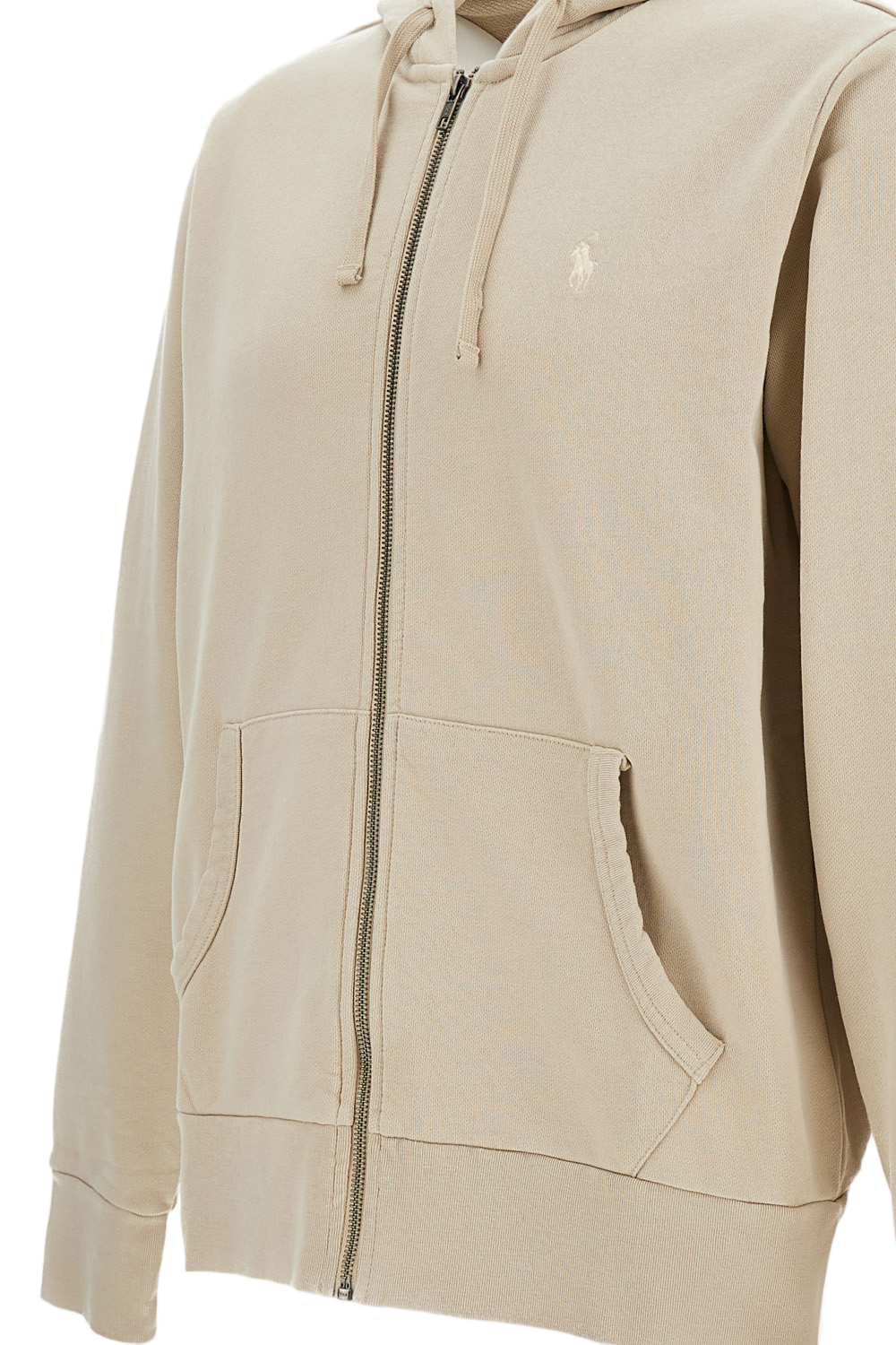 Full-Zip Cotton Hoodie