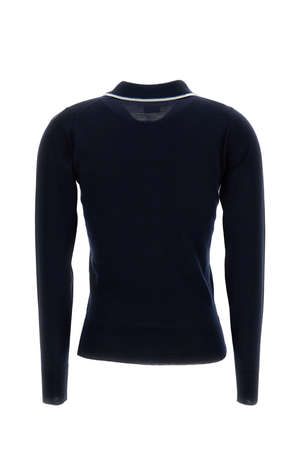 Merino Wool Embroidered Logo Sweater