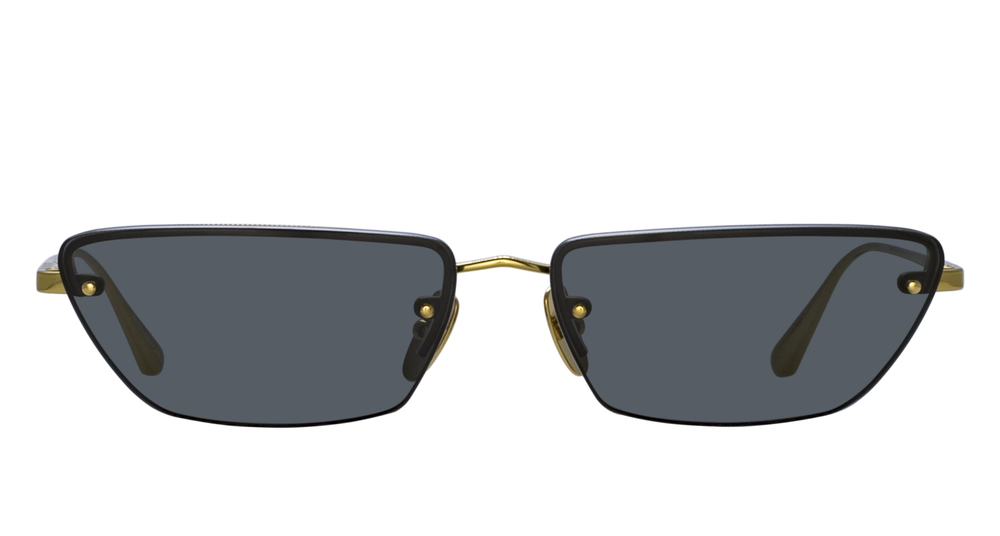 Lfl Square-Frame Sunglasses with Metallic Gold Structure