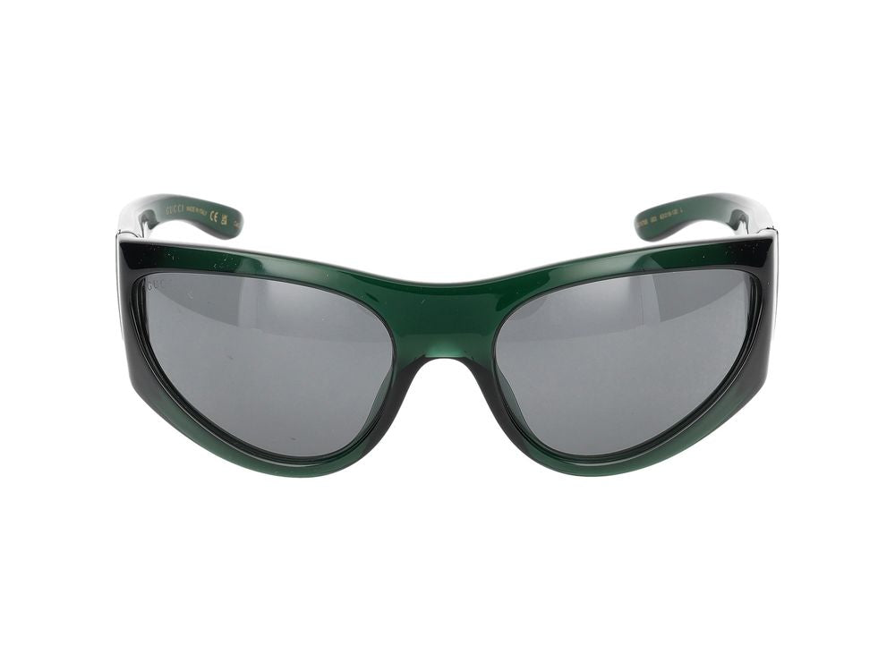 Sunglasses Gucci GG1575S 003 green green grey 63/19/130