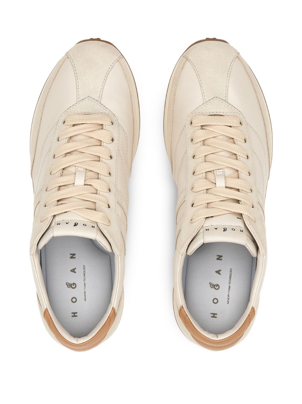 Lace-Up Sneakers with Silk
