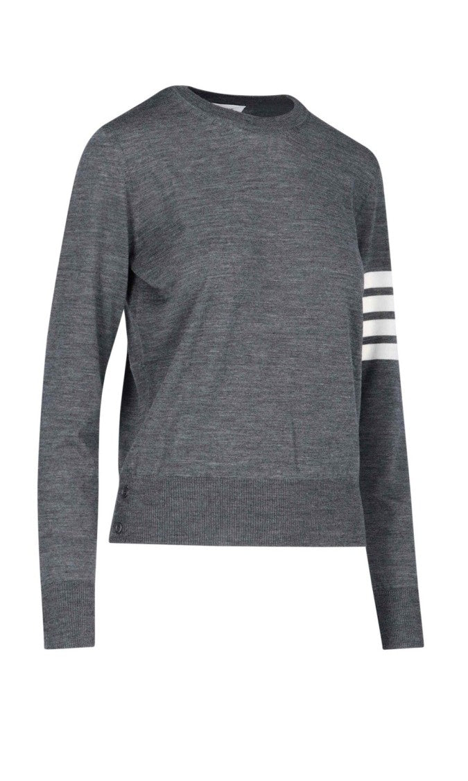 Classic Grey Wool Sweater