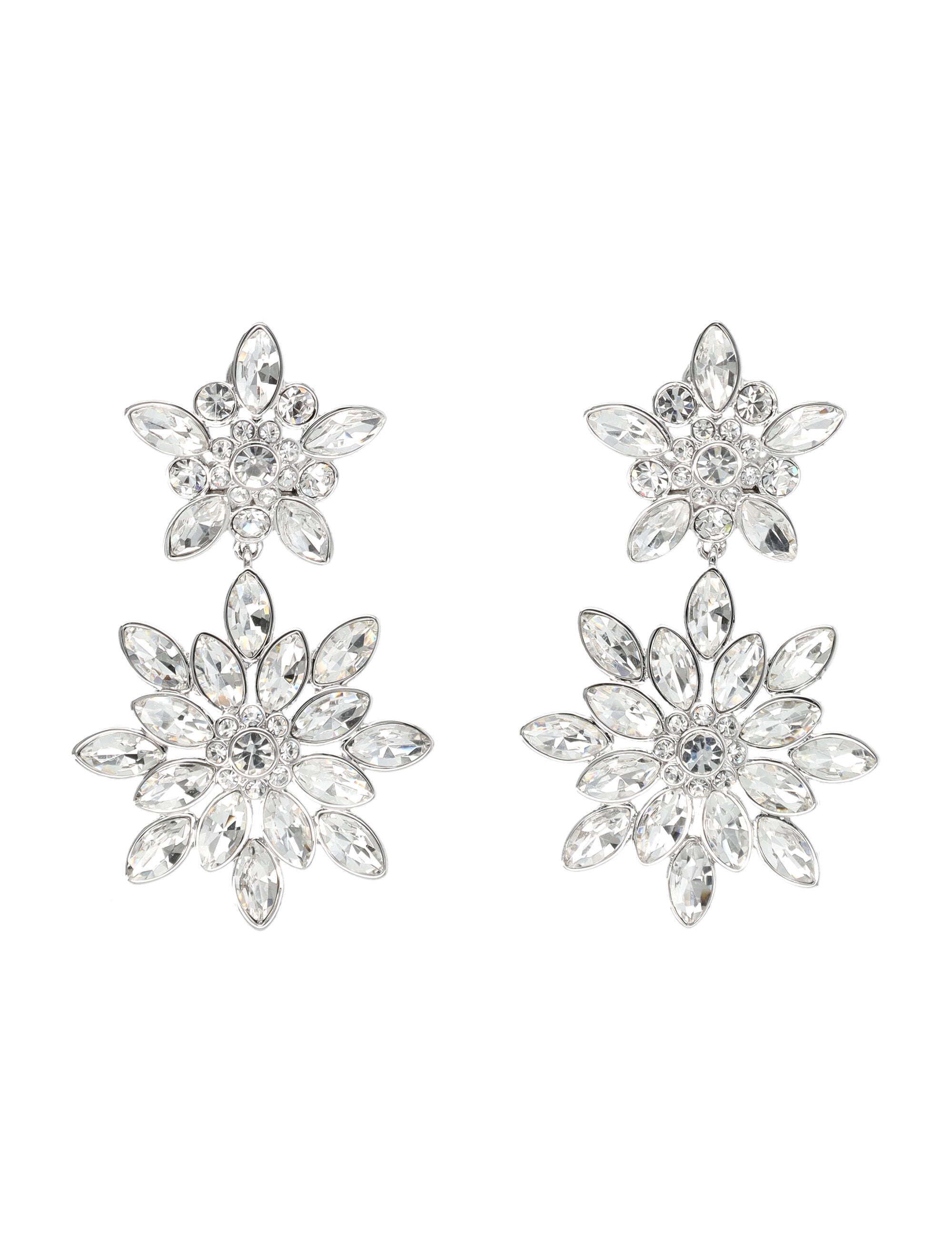 Crystal Tiered Earrings