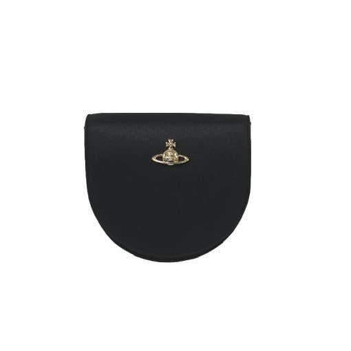 Compact Crossbody Bag with Rounded Flap