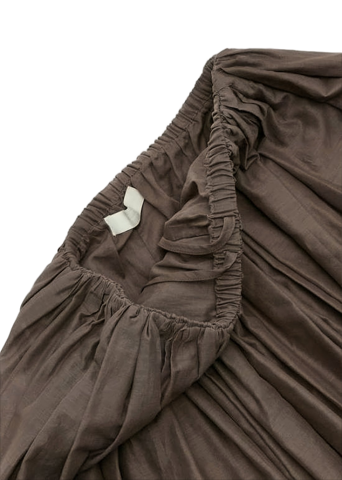 Gathered Waistband Mini Skirt with Flared Silhouette