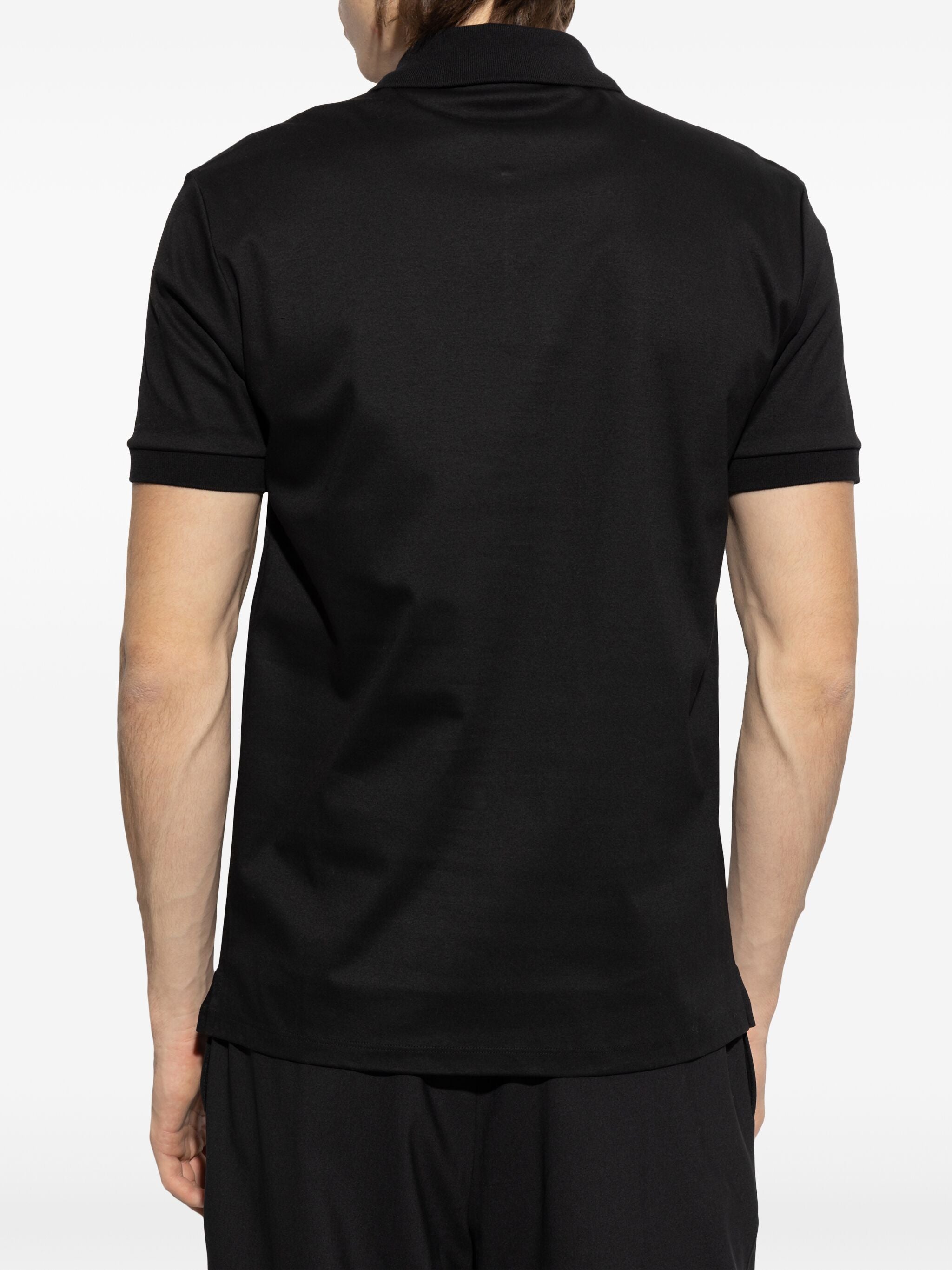Black Polo Classique Tailored Cotton Polo