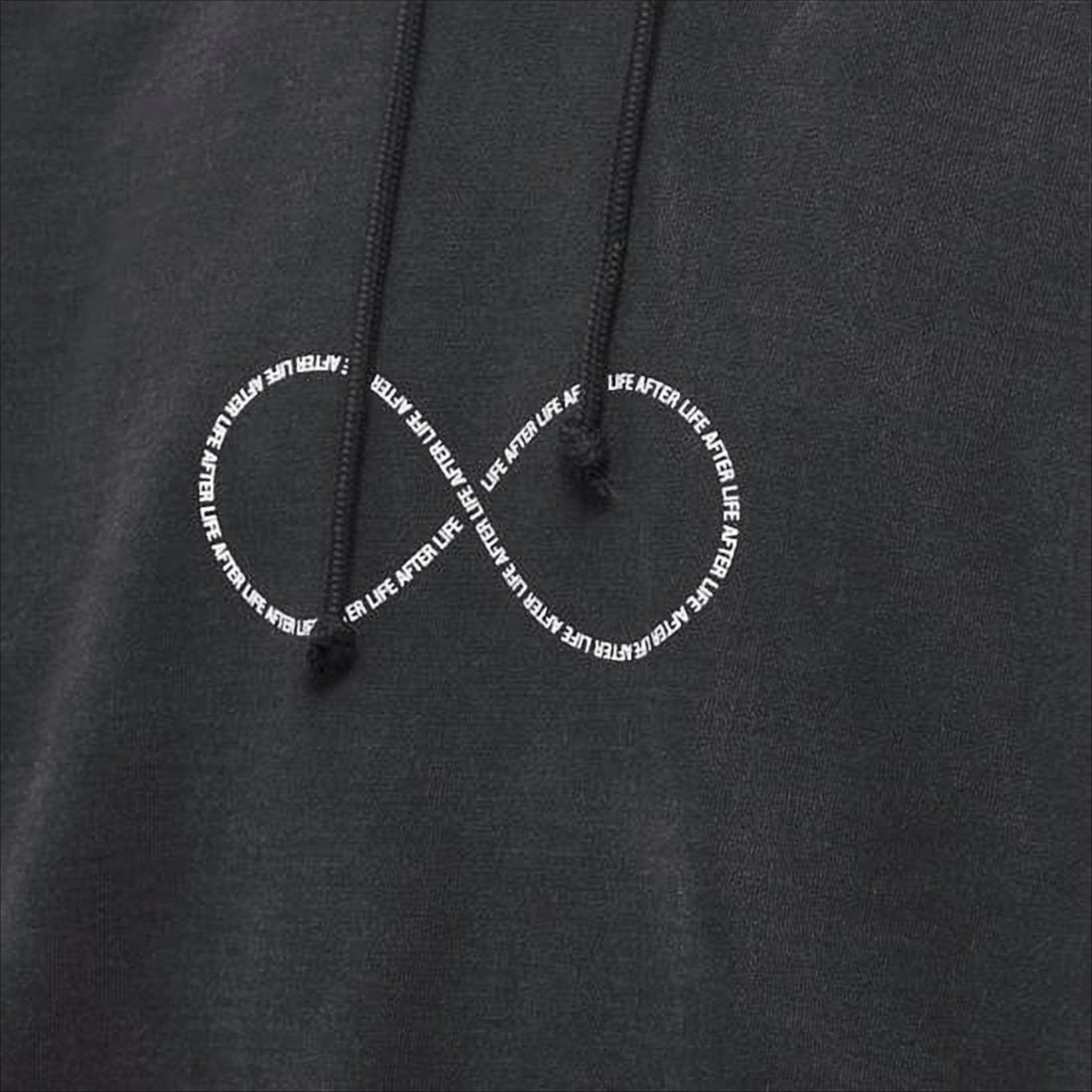 Relaxed-Fit Black Hoodie