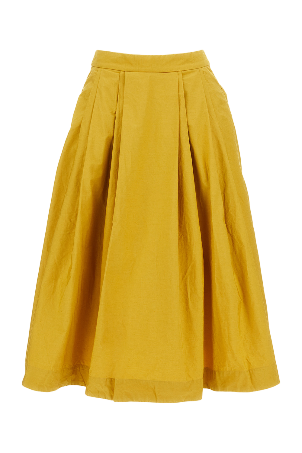 Flared Pleated Skirt