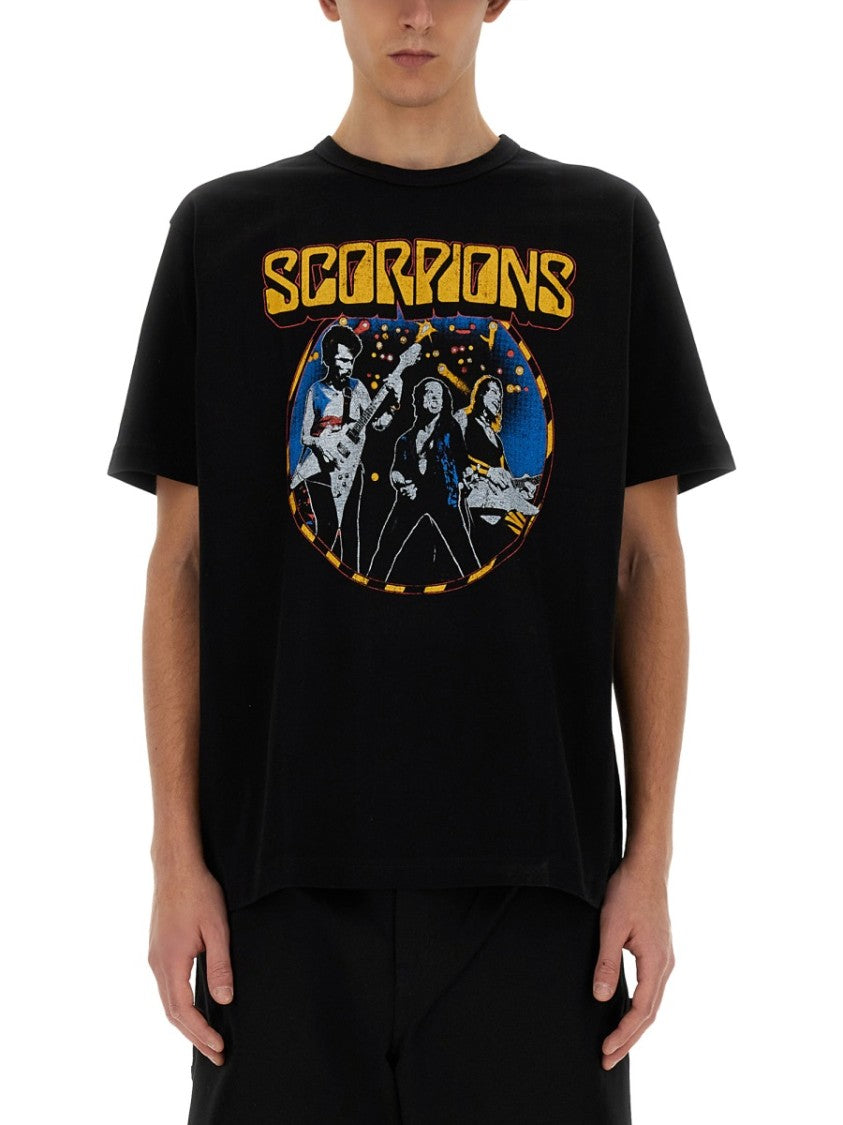 Relaxed Fit Black Graphic Print T-Shirt