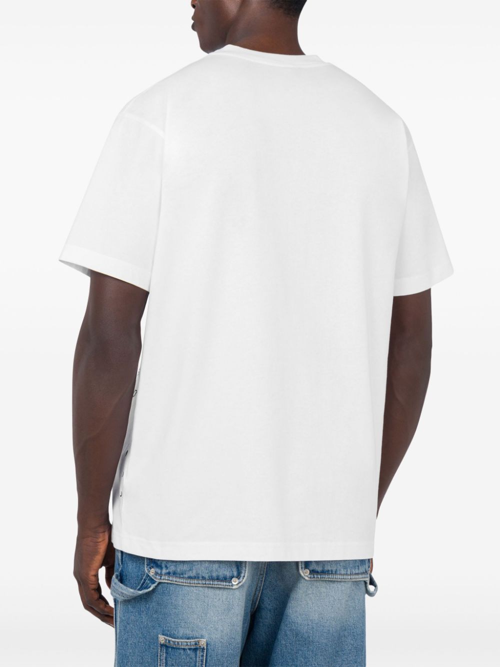 Bold Slogan Print Cotton Jersey T-Shirt